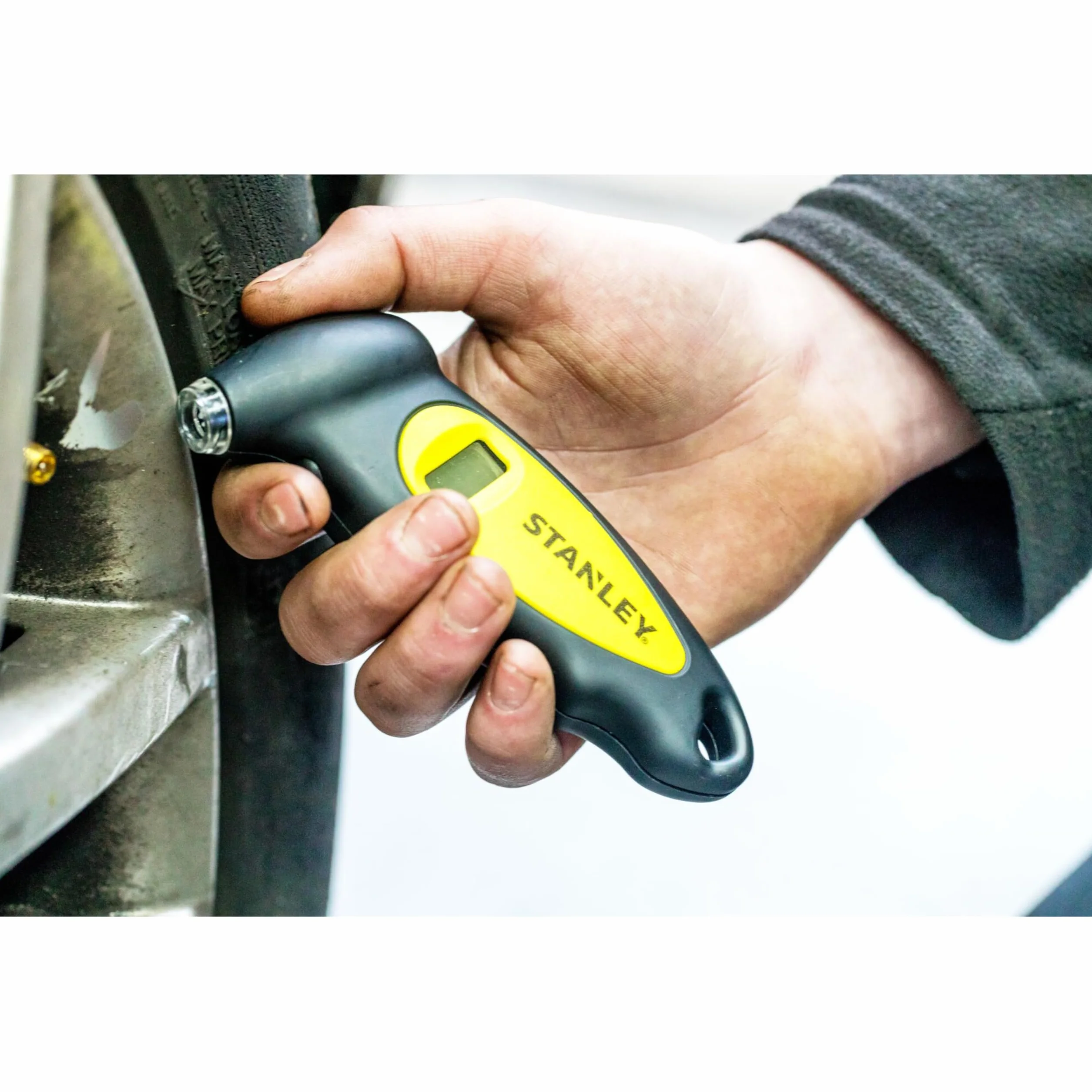 STANLEY Tester di pressione di pneumatico Digitale, nero STHT80874-0