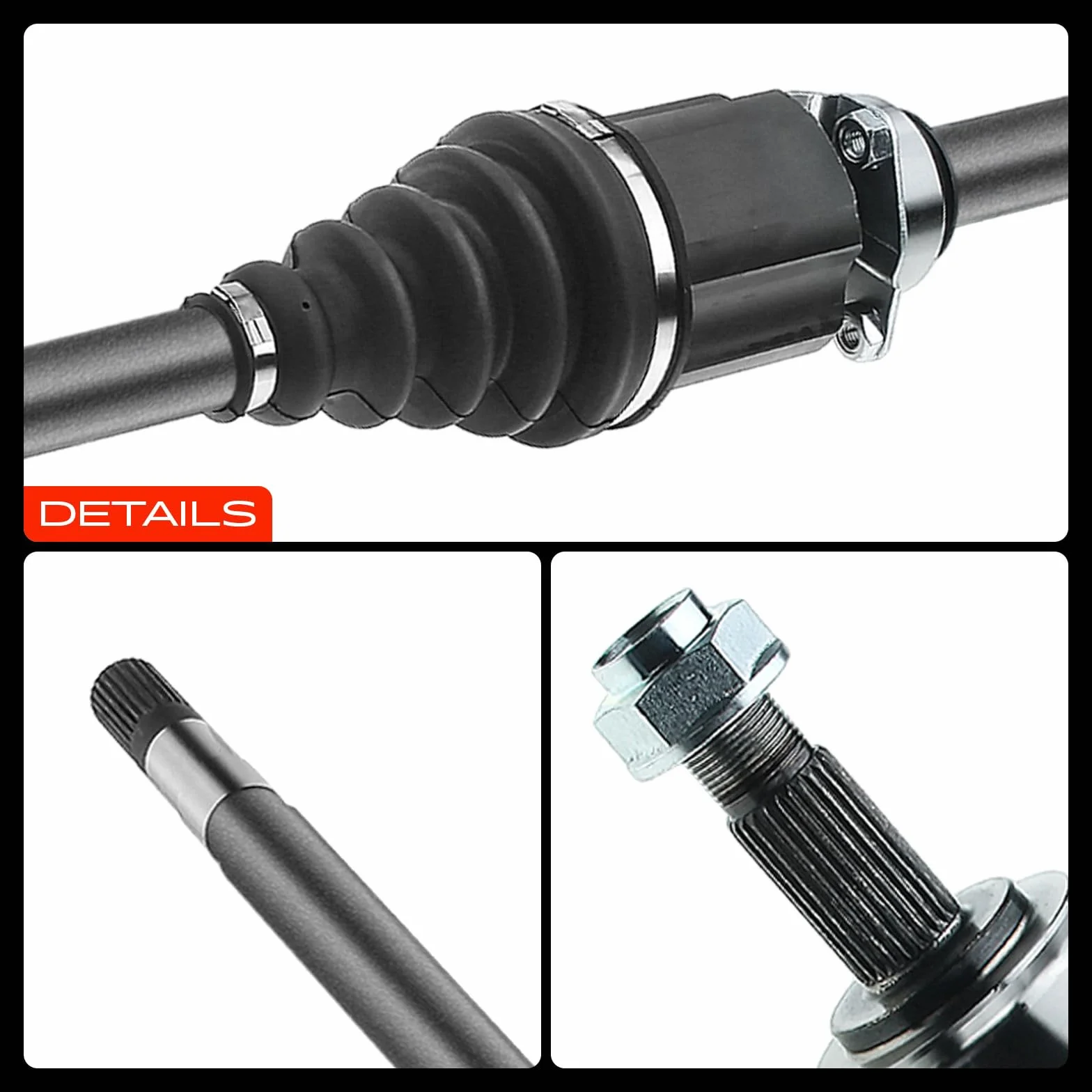 Frankberg Semiasse Albero di trasmissione Cambio manuale Asse Anteriore Destra Compatibile con 147 937 1.9L GT 937 1.9L 156 932 1.9L 156 Sportwagon 932 1.9L Replace# 202008
