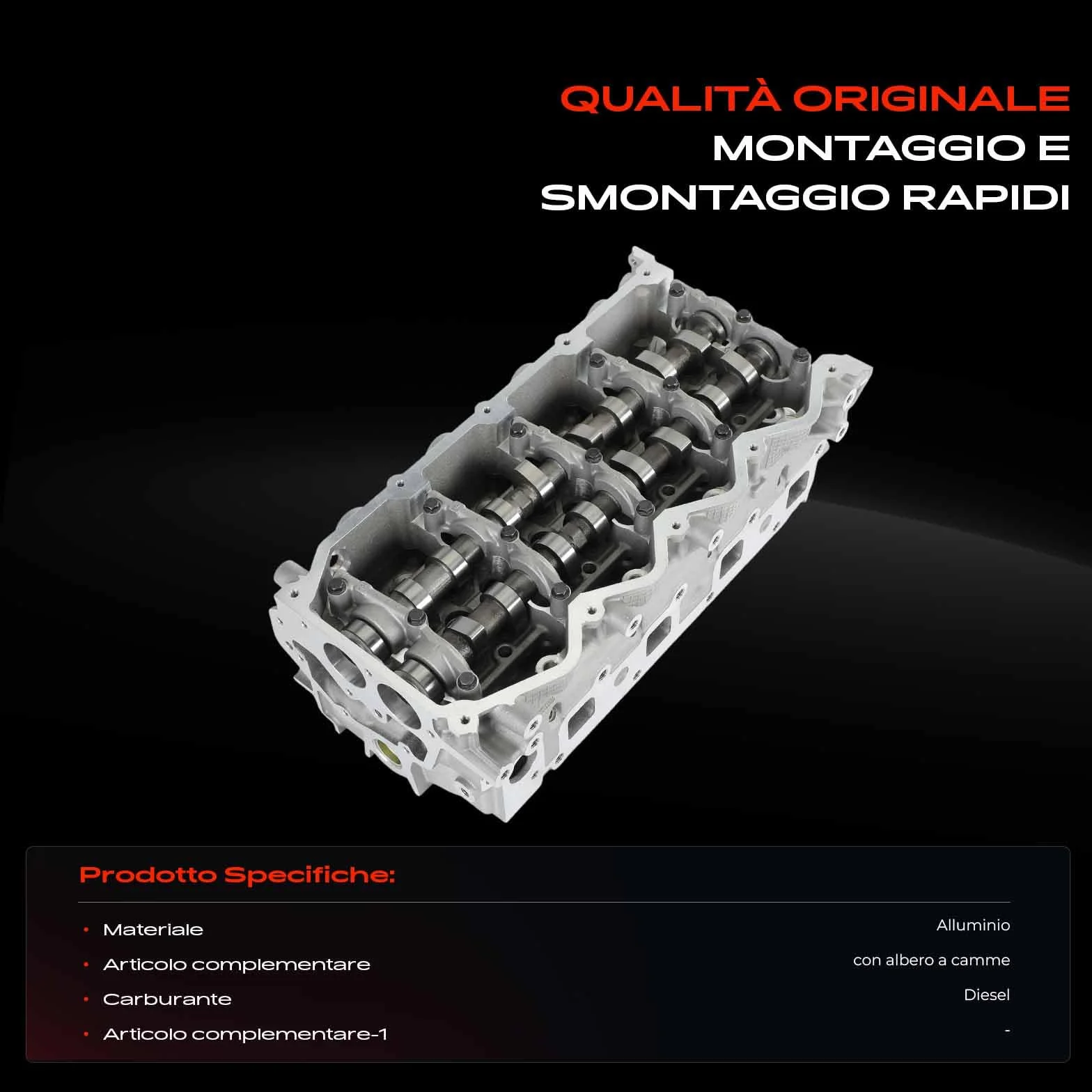 Frankberg Testata cilindri completa Diesel Compatibile con Murano II Z51 2.5L Pathfindel III R51 2.5L Cabstar F24M F24W 2.5L NV350 Urvan/Caravan E26 2.5L NP300 Navara Pianale/Telaio D40 11039EC00A