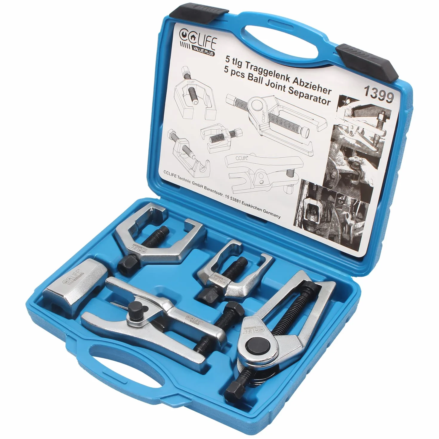 CCLIFE 5 Pezzi Estrattore Giunti Sferici Set Strumento Rimozione Universale
