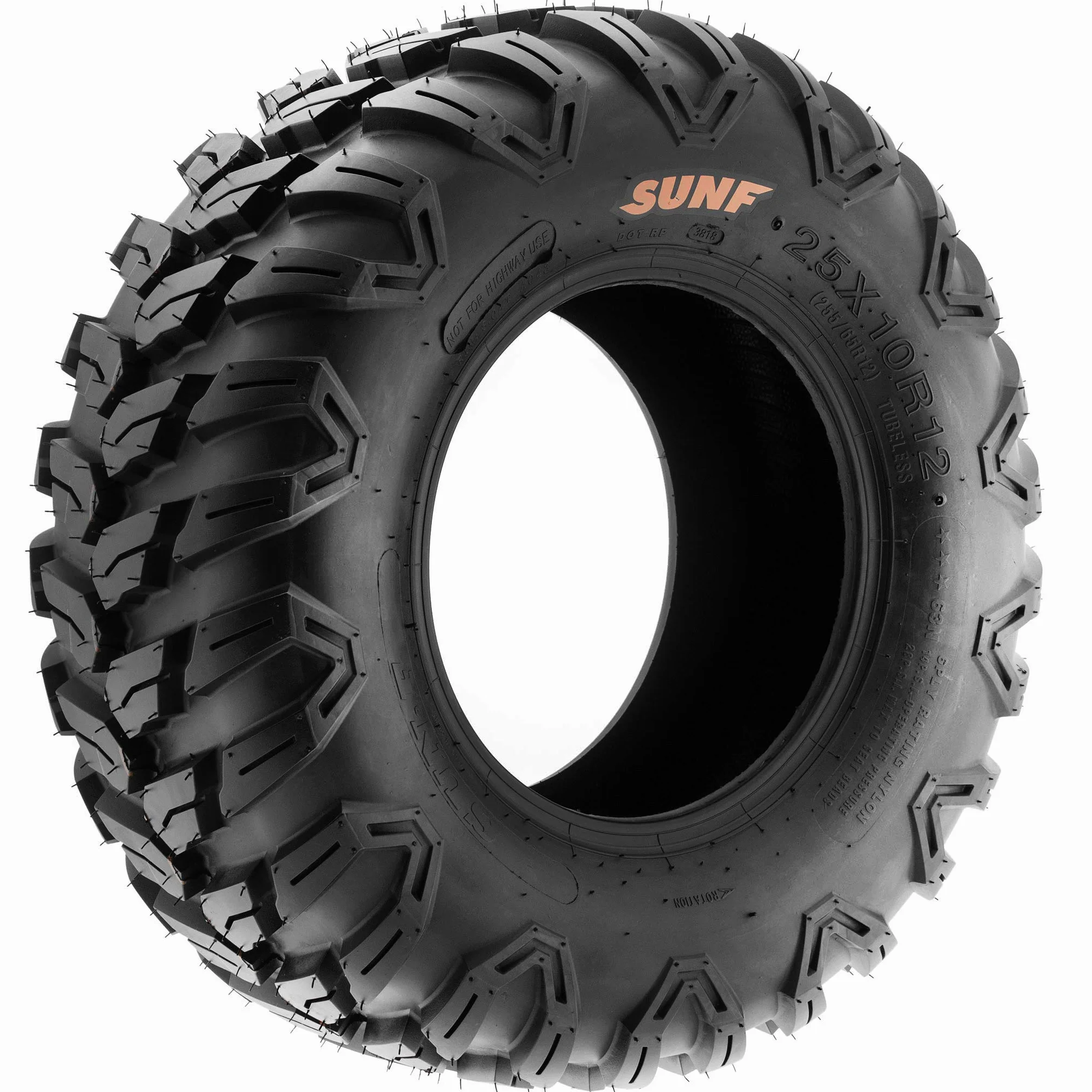 SunF A043 26x9-14 & 26x11-14 Sport-Performance XC ATV UTV Quad pneumatici radiali fuoristrada 6PR TL E4 Mark, set di 4 pezzi