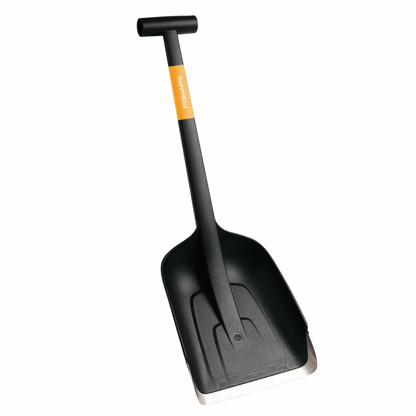 Fiskars Pala da Neve 63 cm Accessorio per Automobile Impugnatura a T Bordo in Acciaio Inox