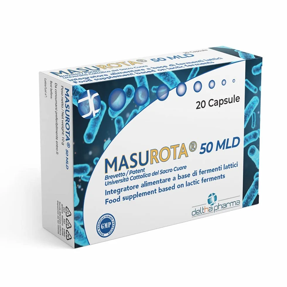 Masurota 50 MLD fermenti lattici con inulina 50 miliardi cellule vive 20 cps