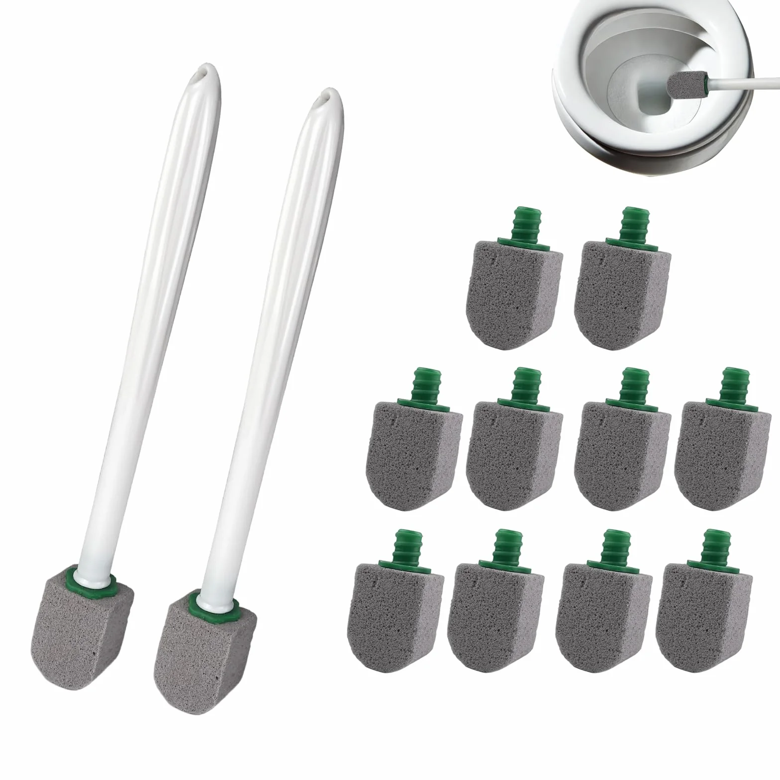Pietra Pomice Detergente WC 10 Pezzi, Pumice Stone per Bagno e Cucina