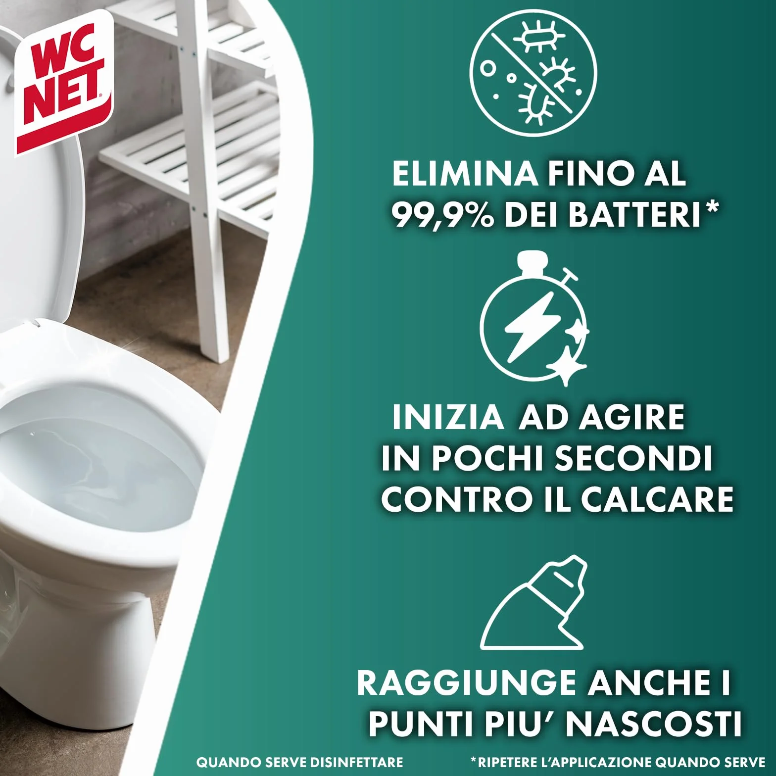 Disincrostante Disinfettante Gel per Sanitari e Superfici, Pulitore Liquido per Wc, 700 ml x 3 Confezioni