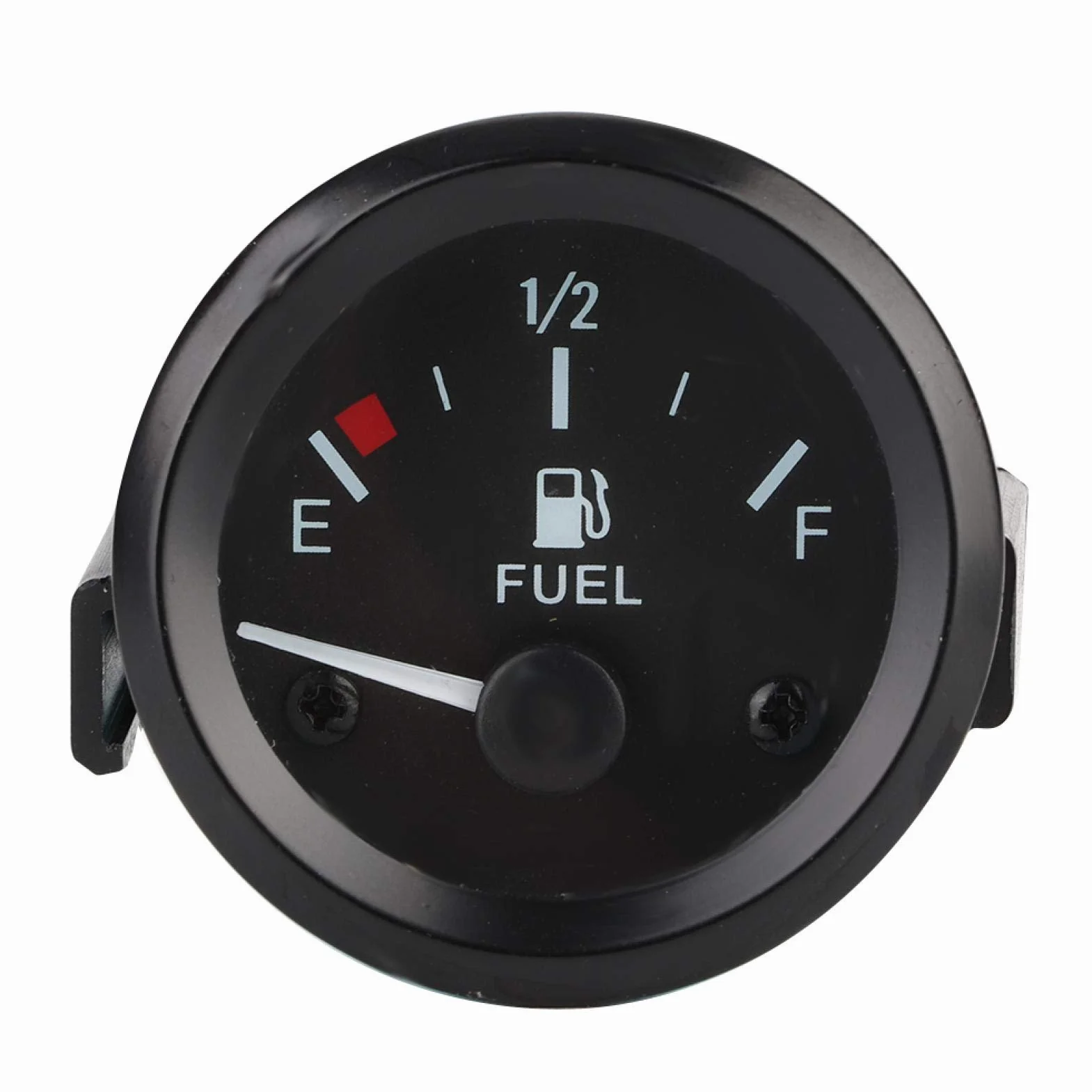 Indicatore livello carburante 52 mm LED universale E-1/2-F con sensore per auto moto barca