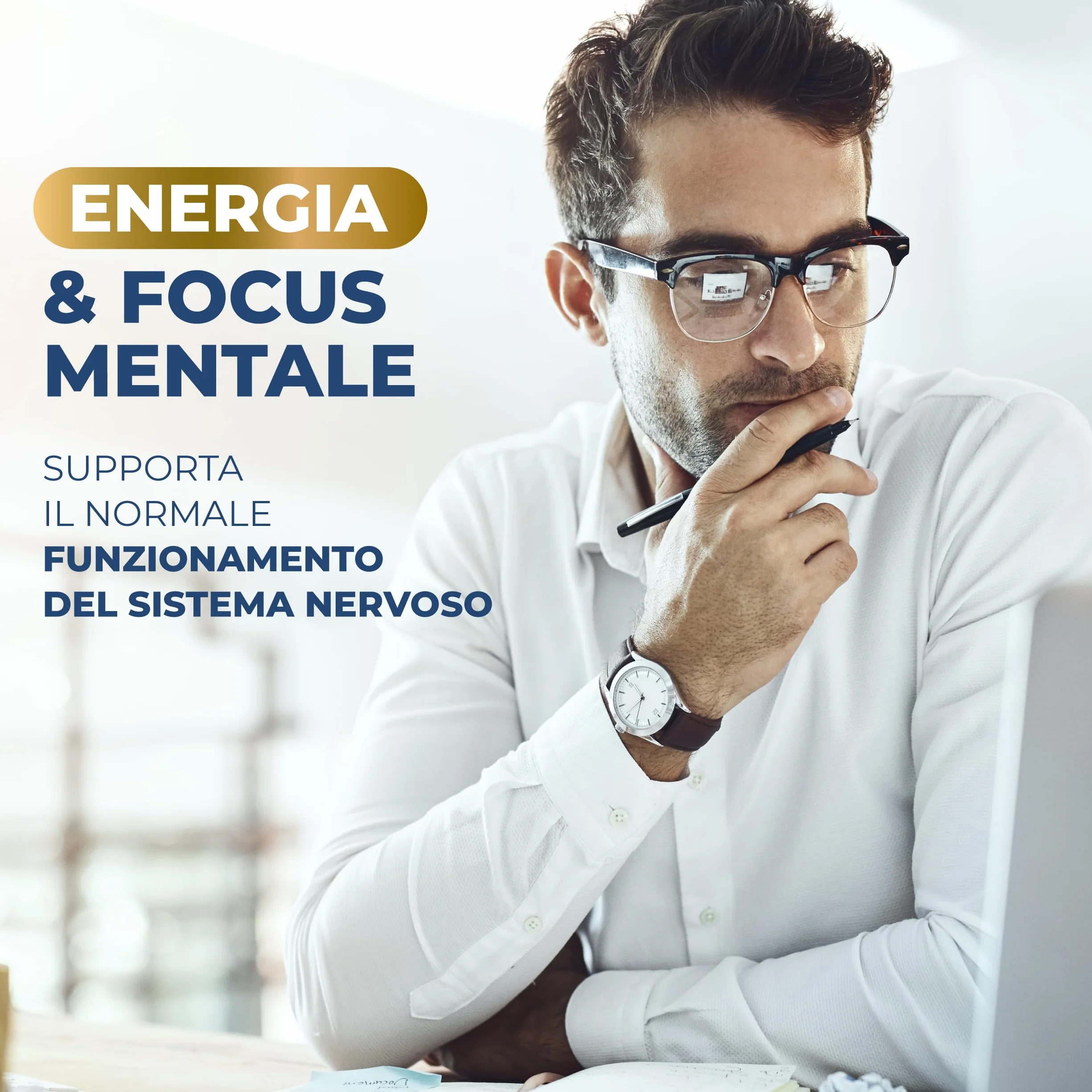 SUPREMAGY MAGNESIO BISGLICINATO 450mg 240 CPR Integratore Stanchezza Fisica e Mentale Vegano Made in Italy