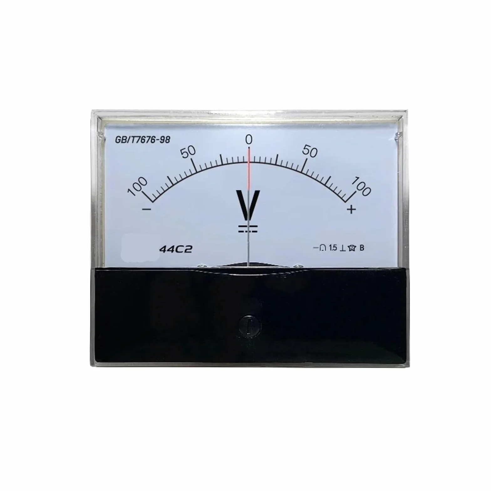 amperometro 44c2 voltmetro Positivo e Negativo DC 5V voltmetro bidirezionale 10V ± 15V 20V 30V 50V 100V 150V 250V 300V Dimensioni 80 * 100mm ins(-50 to 50V)