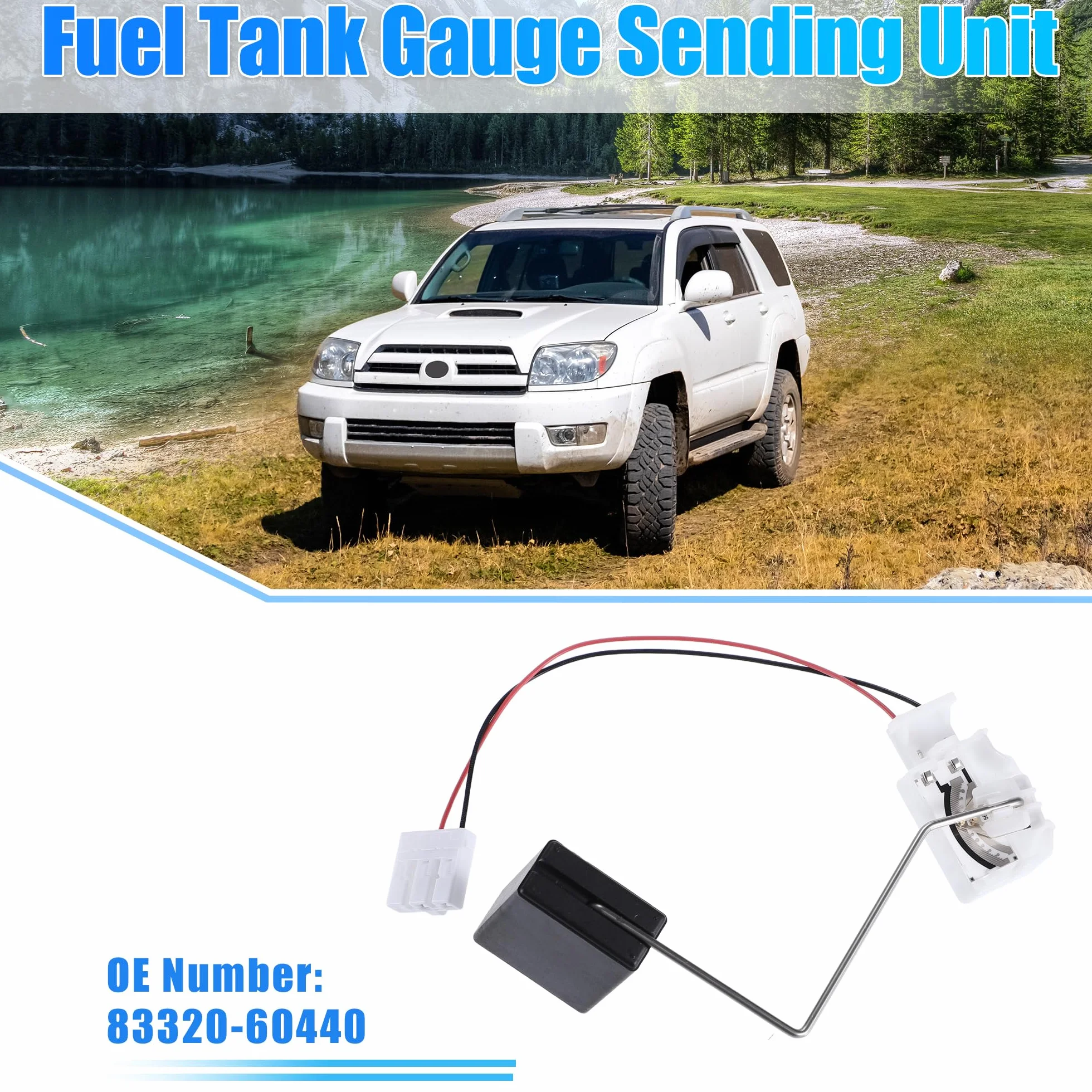 QUARKZMAN Carburante Serbatoio Galleggiante Indicatore Invio Carburante Livello Sensore per Toyota