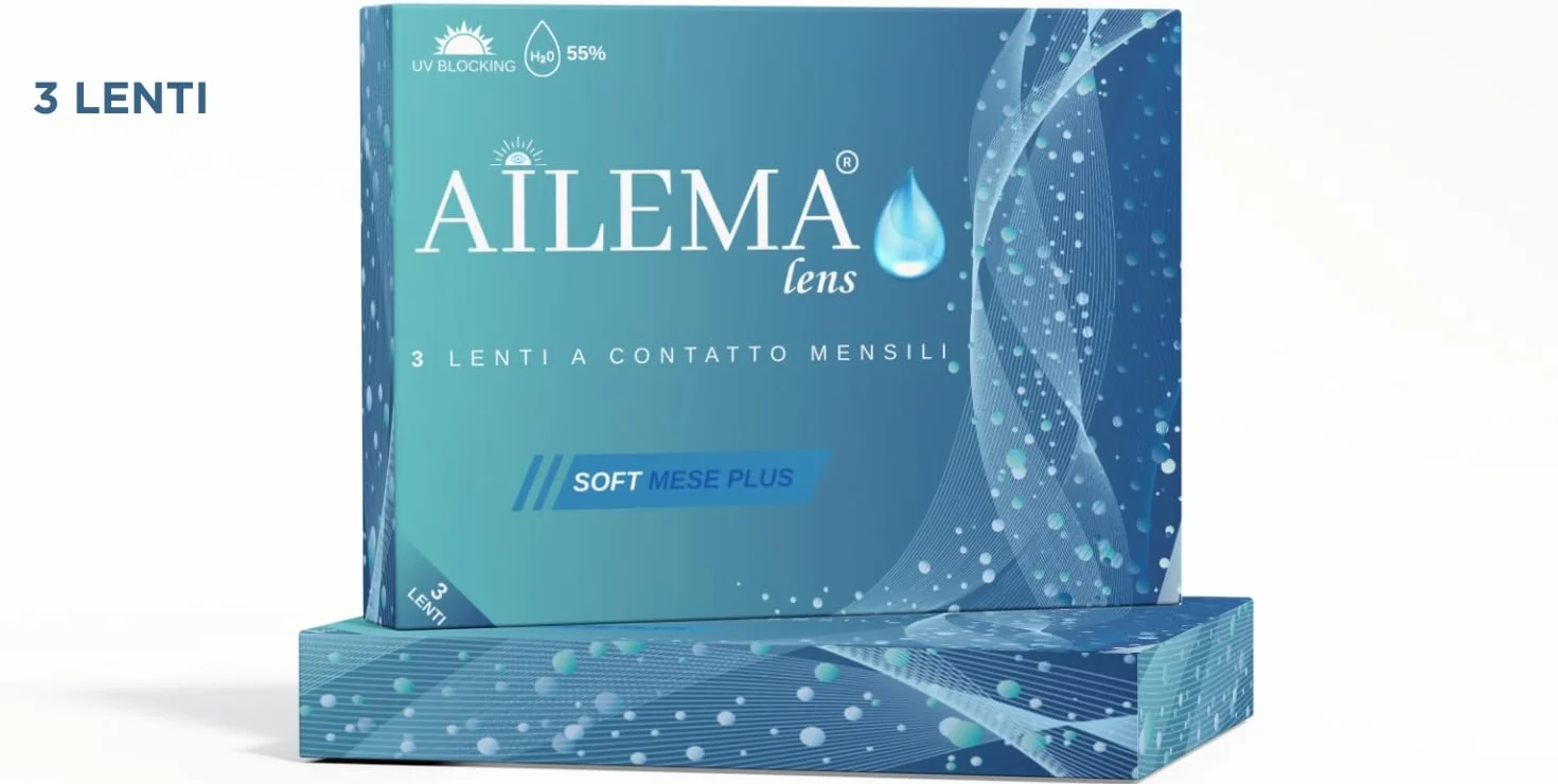 Lenti a Contatto Mensili -3.00 x3 Alta Idratazione Comfort Occhi Sensibili