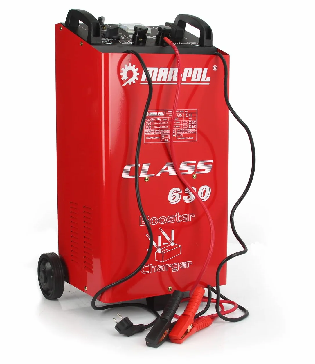 Caricabatterie 12V 24V Carica Rapida Avviamento 60-800 Ah con Ruote