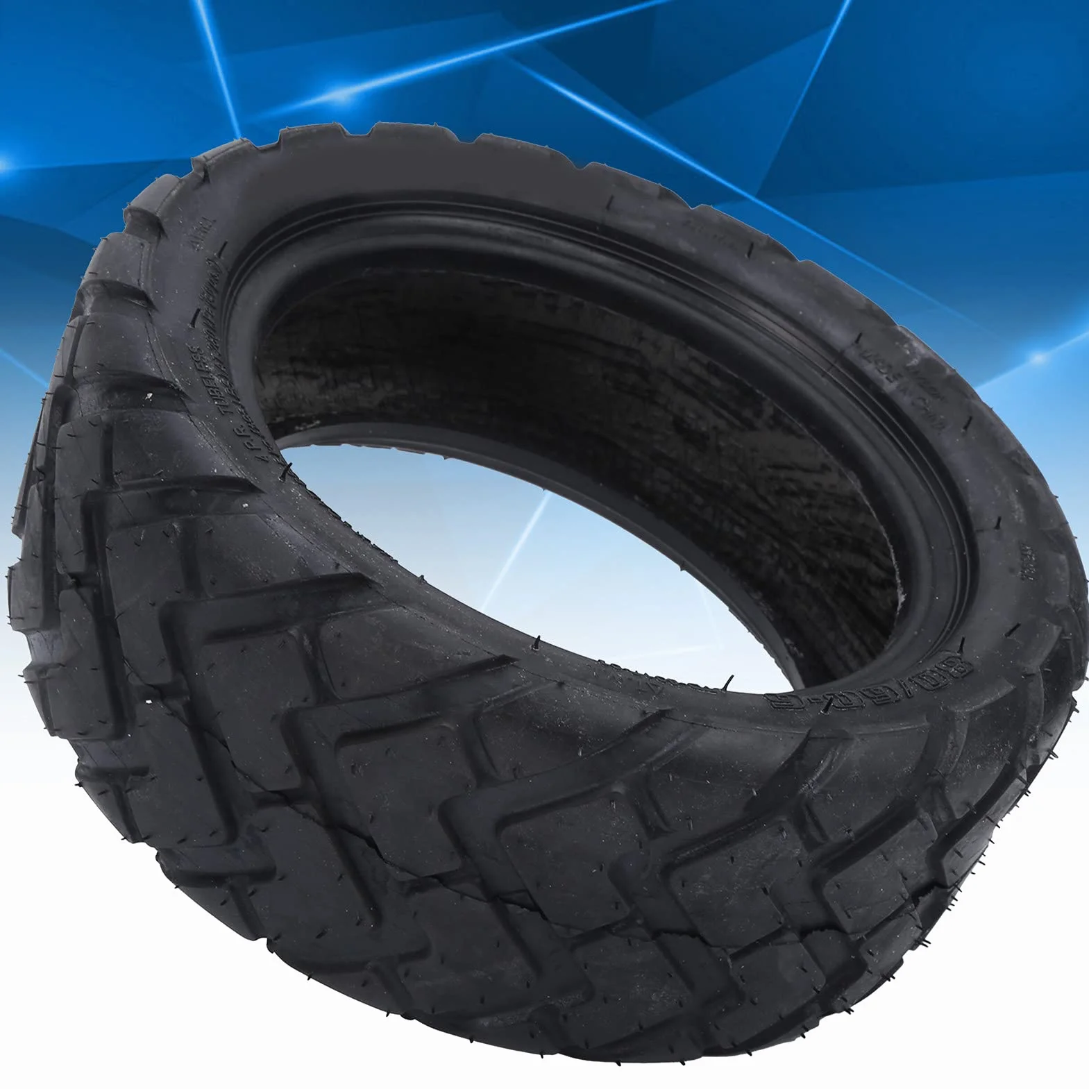 KIMISS 80 60-6 Pneumatico Senza Camera d'Aria, Pneumatico per Scooter Elettrico, Go Kart, ATV e Quad Fuoristrada