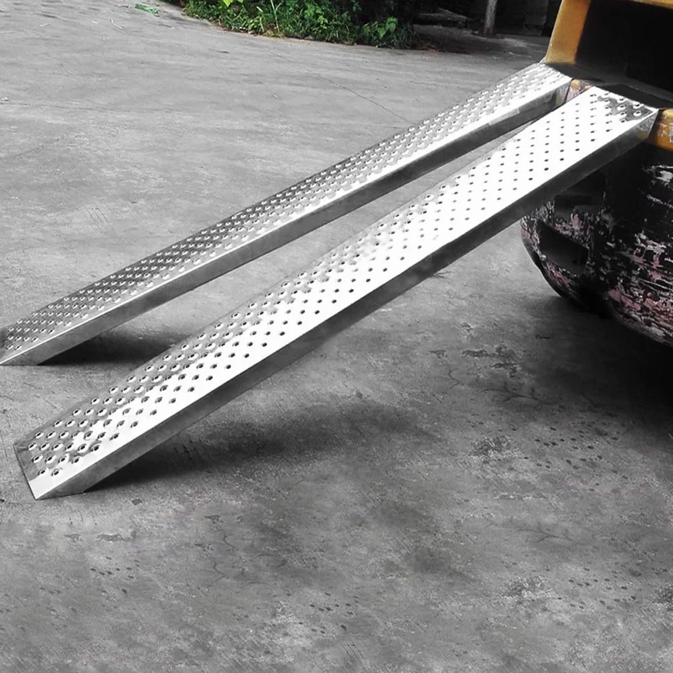 ACXIN 2 rampe di carico, massimo 400 kg, in acciaio zincato, antiscivolo, per moto, ATV, quad, auto, 160 x 22,5 cm