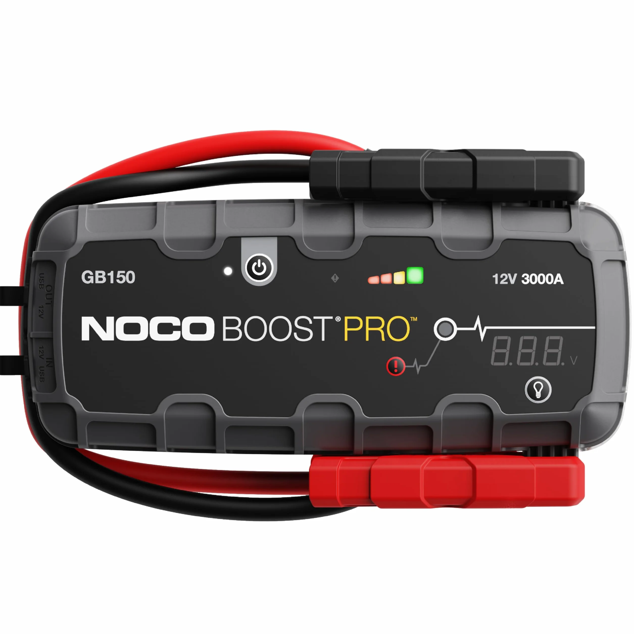 NOCO Boost GB150: Avviatore di Emergenza UltraSafe 3000A – Booster Batteria al Litio 12V, Caricabatteria Portatile Power Bank e Cavi Avviamento – Per Motori Benzina fino a 9.0L e Diesel fino a 7.0L