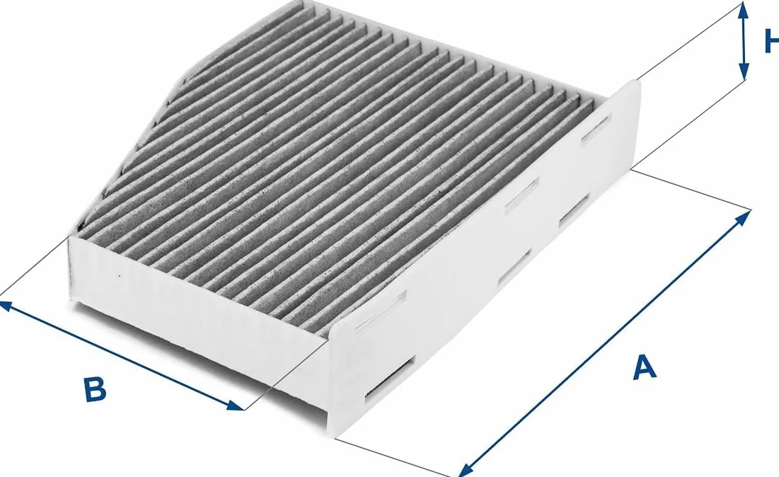 UFI Filters Filtro Abitacolo ai Carboni Attivi 54.124.00 do Audi Seat Skoda Volkswagen