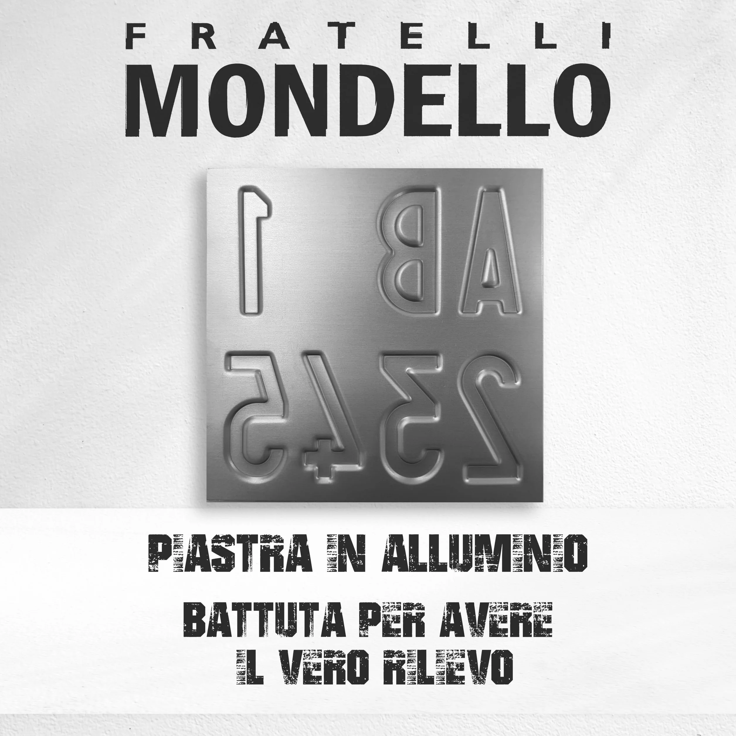 Fratelli Mondello La Vera Replica Targa Storica per Moto dal 1994 al 97 in Alluminio a Rilievo Battuta, Punzonata