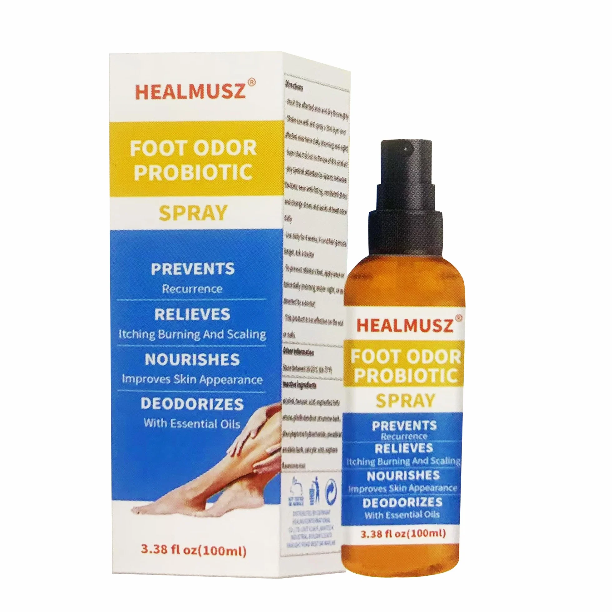 Spray antifungino del piede 100ml trattamento rapido