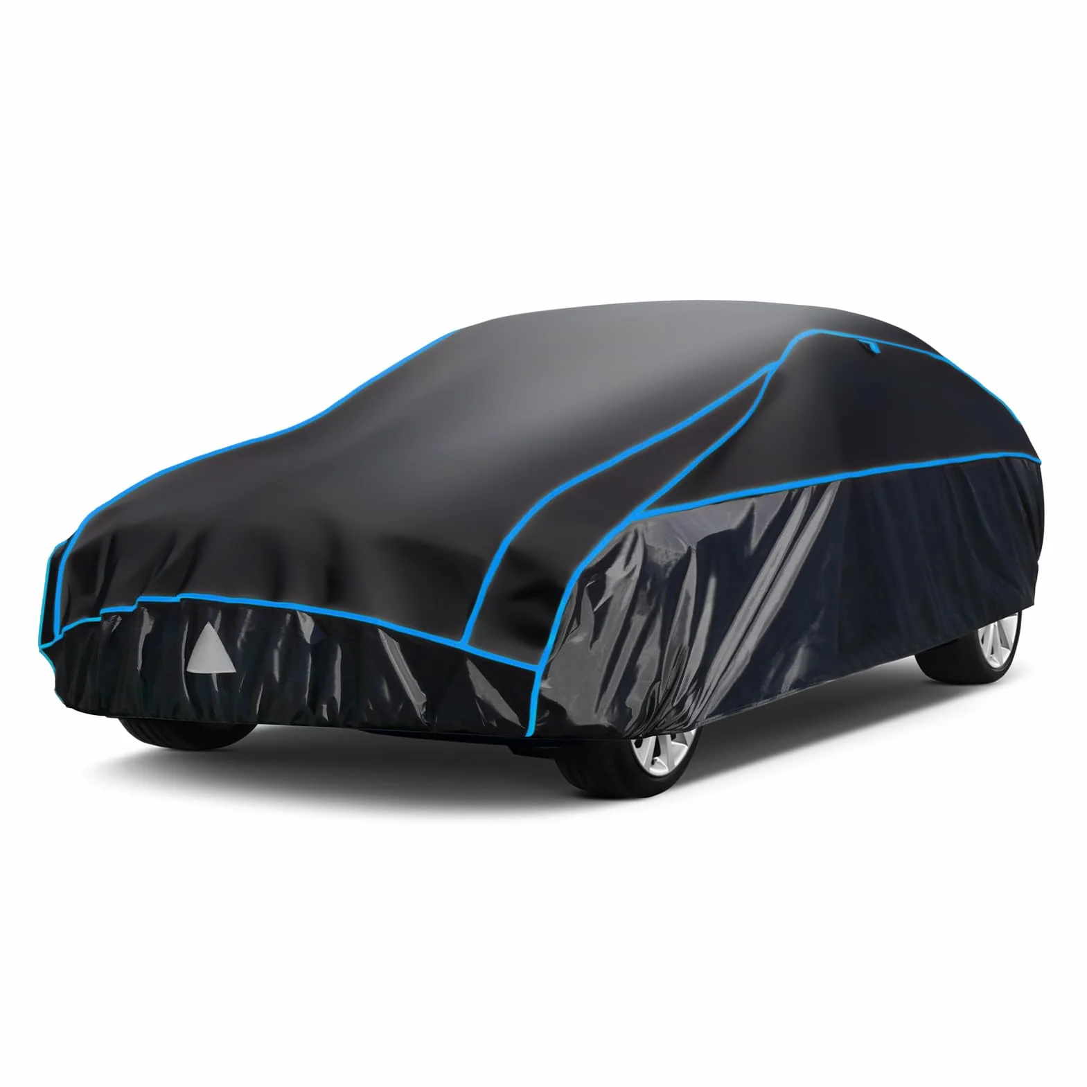 Telo Copriauto Antigrandine, Holthly Copertura Impermeabile Anti UV Vento Antipolvere, Copri Protezione Grandine Adatto per Coupé/Berlina Fino 420 a 450 cm 3M