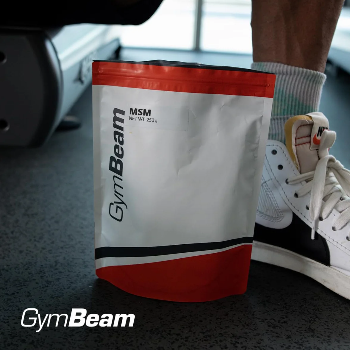 GymBeam MSM Integratore Articolare Vegano in Polvere 250 g per Salute di Articolazioni, Ossa, Tendini e Cartilagini