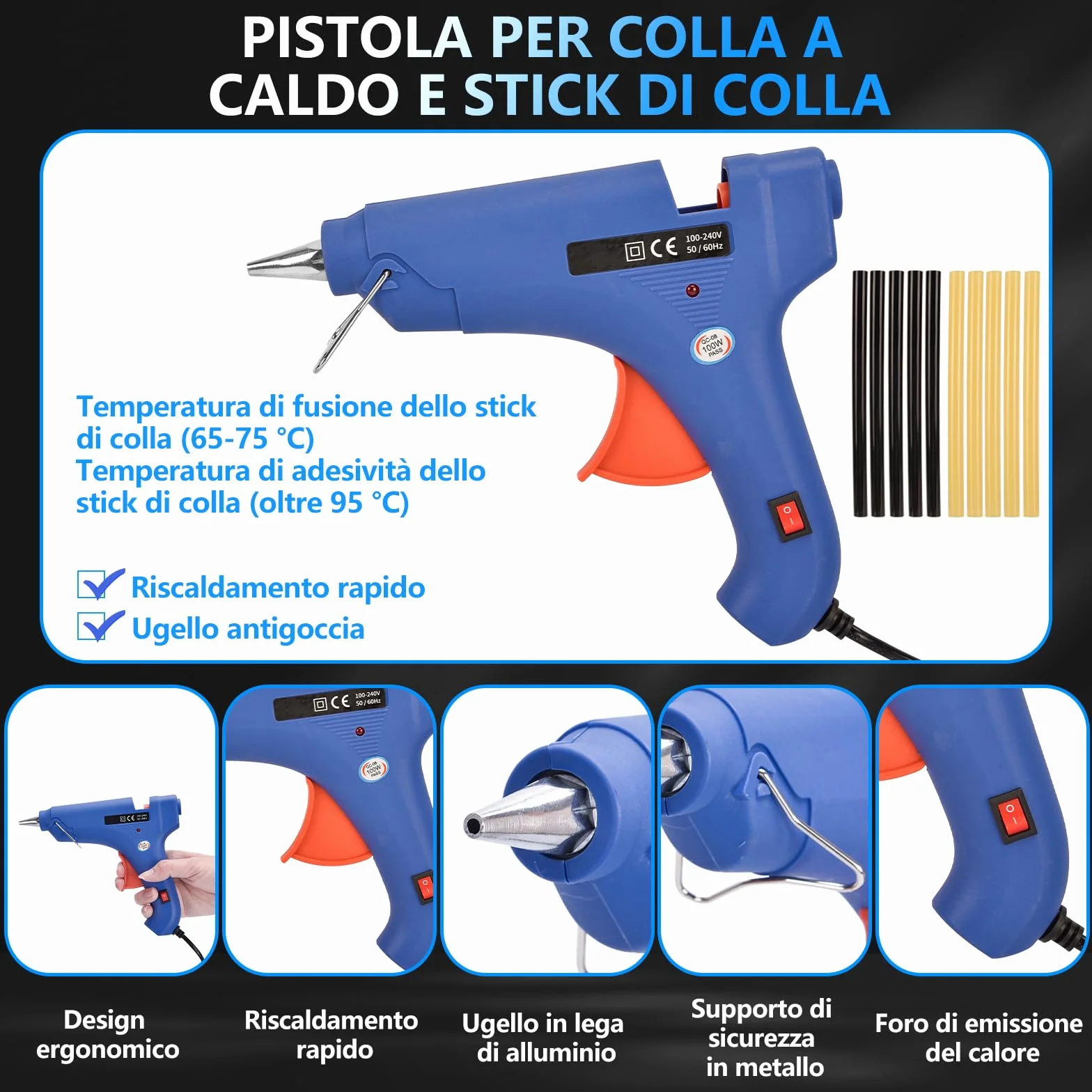Tirabolli Carrozzeria Kit 119Pcs - Ventosa Auto Ripara Ammaccature Estrattore Senza Vernice Strumento Riparazione Grandine