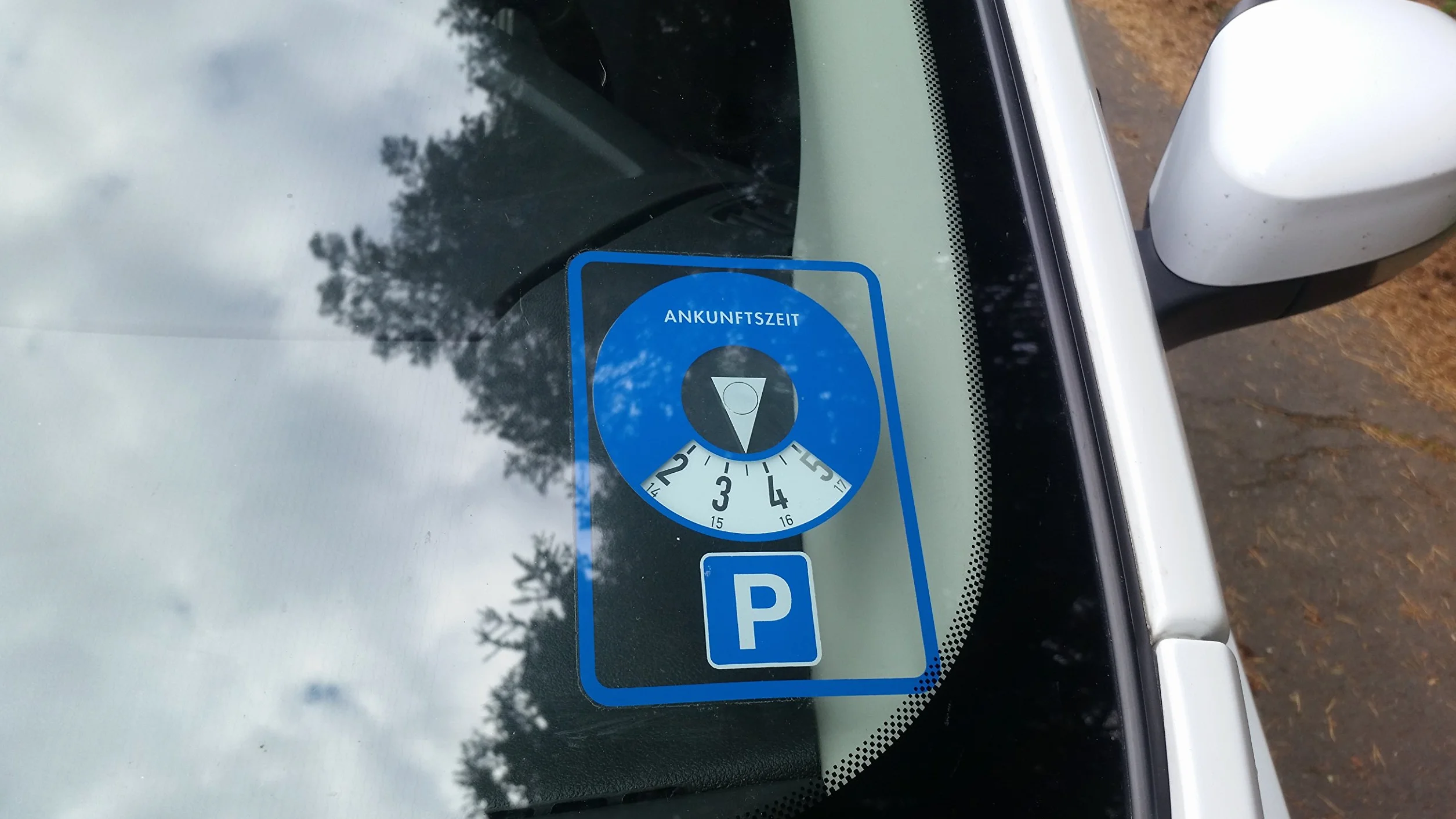 Disco orario autoadesivo variante B