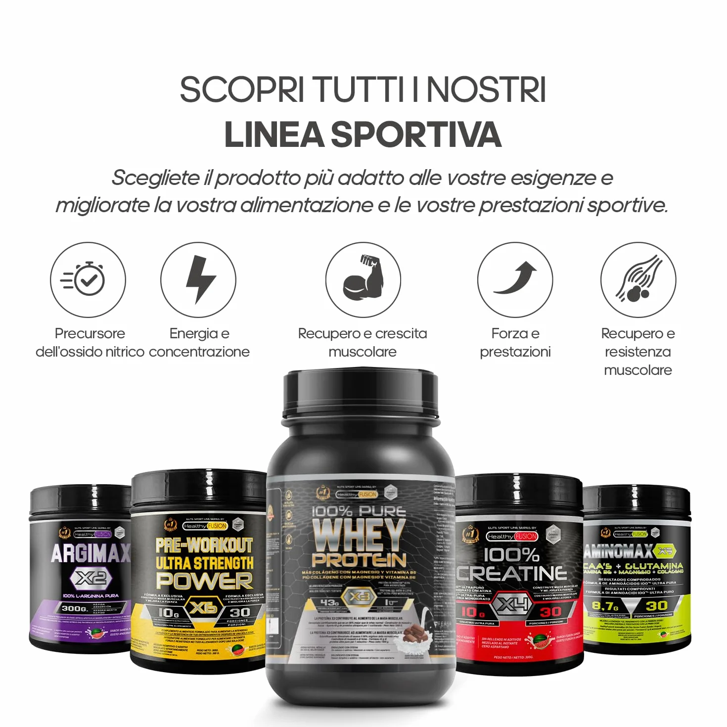Whey Protein 1000g Cioccolato con Collagene e Magnesio