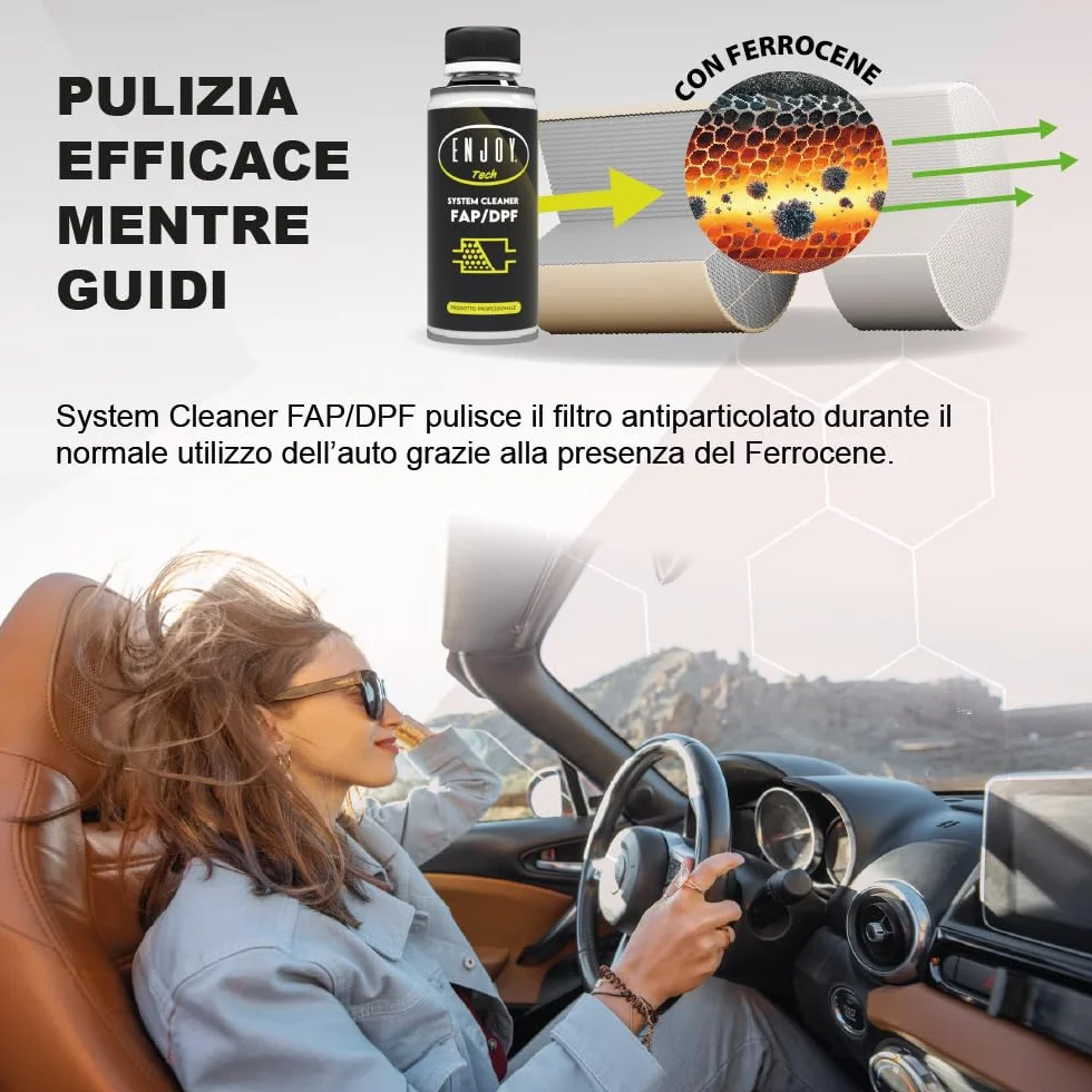 ENJOY TECH Additivo Diesel System Cleaner FAP/Dpf 250ML