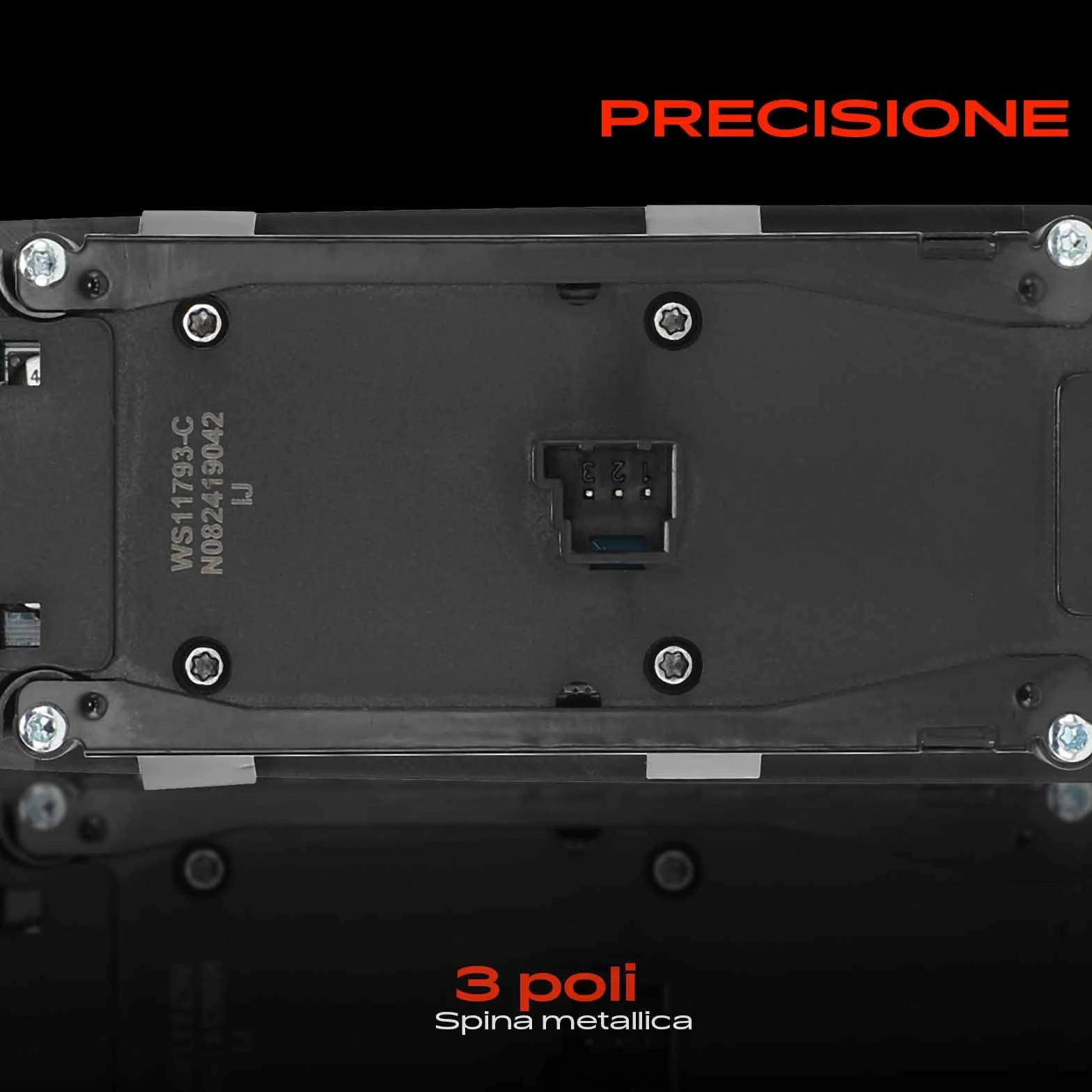 Frankberg Interruttore a pulsante per auto Anteriore sinistro Compatibile con Classe A W176 A45 AM.G A160-A250 B-Class W242 B160-B250 CLA Coupé C117 AM.G CLA 45-250 Replace# 1669054400649100