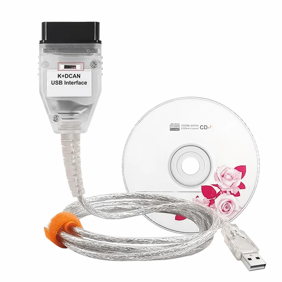 Cavo USB con interruttore per strumento diagnostico telaio serie E, OBD2, compatibile INPA