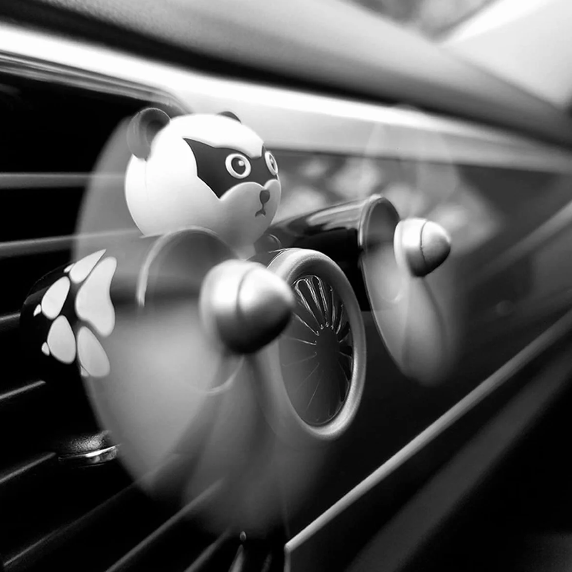 Diffusore Auto Oli Essenziali Forma Pilota Panda Decorazioni Profumo