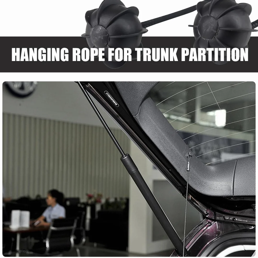 Accessori Auto Tuning Corda Per Baule Auto Cappelliera Posteriore Scaffale String Tenere Cinghia Universali 2 Pezzi