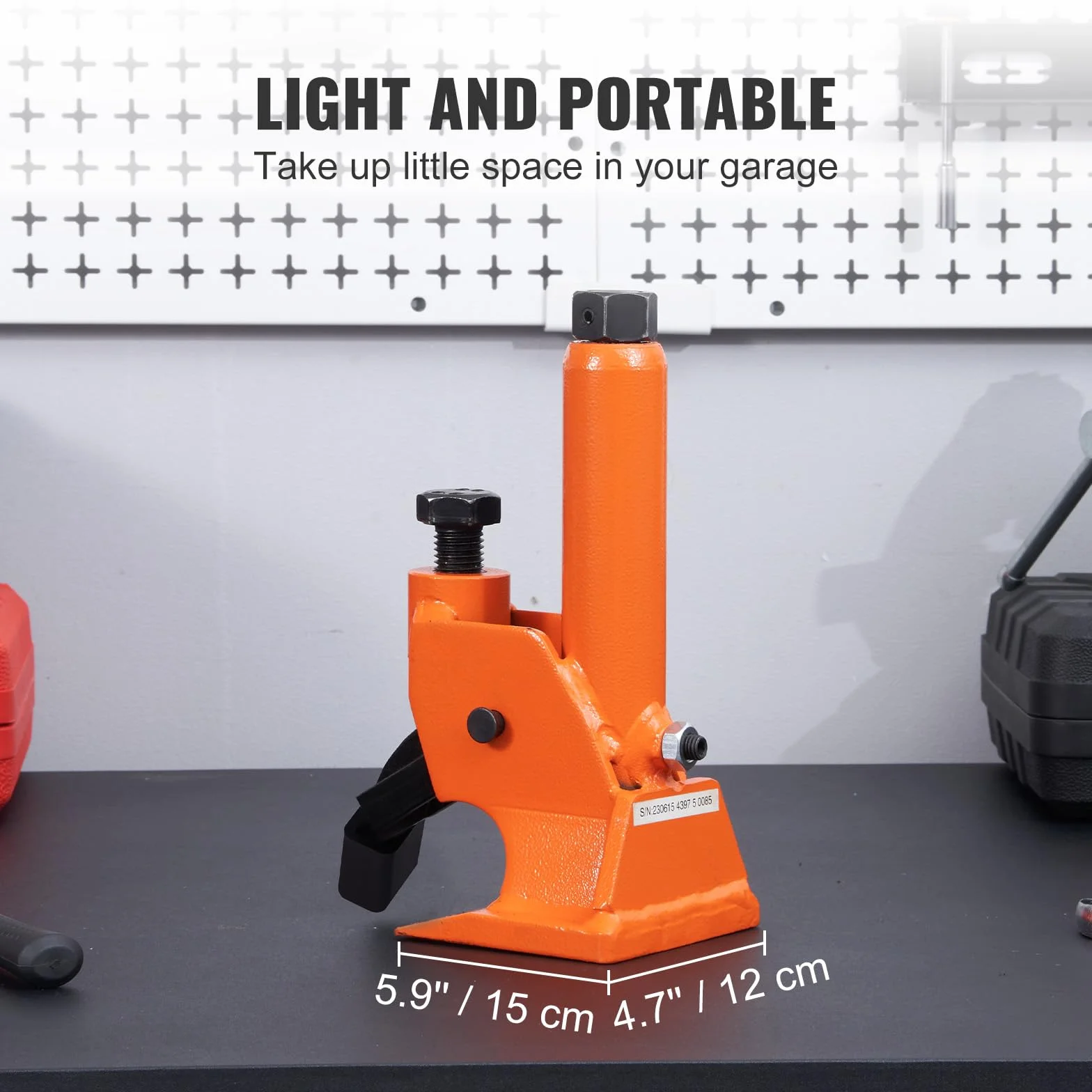 VEVOR Smontagomme Manuale 96,5-106,7 mm 5,5kg per Autocarro ATV