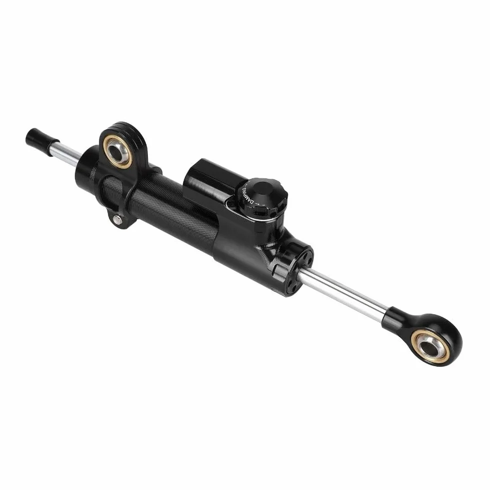 Sterzo per Kukirin G3 Pro 2024, STO?d?mpfer Stabilizzatore con sterzo pr?ciser e sistema a basse vibrazioni, in alluminio + plastica, 560 g, nero/rosso