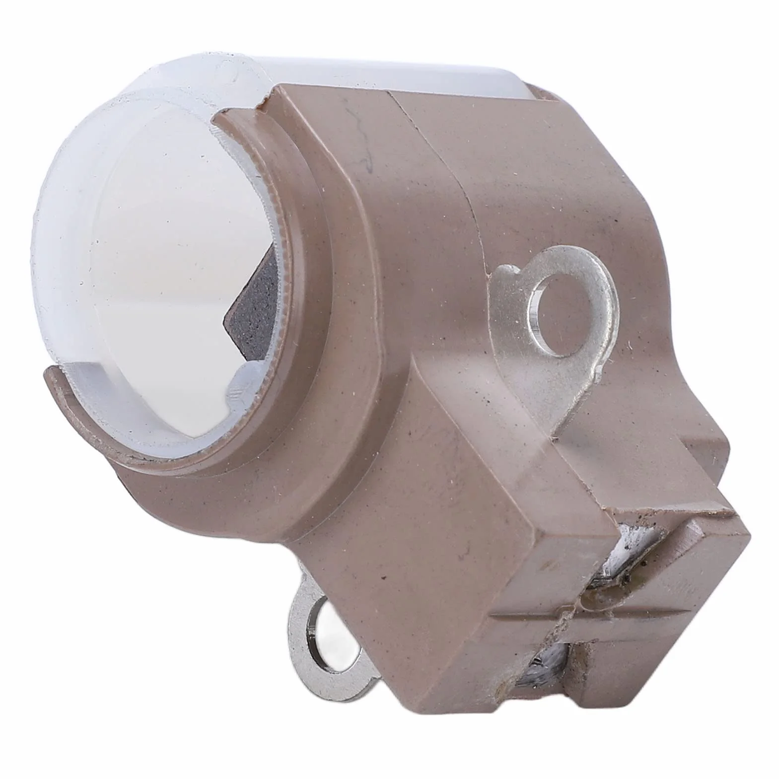 Akozon Kit Spazzole Alternatore, Kit di Riparazione della Spazzola del Supporto della Spazzola Dell'alternatore Lega di Alluminio per 021620‑2530 021620‑2720