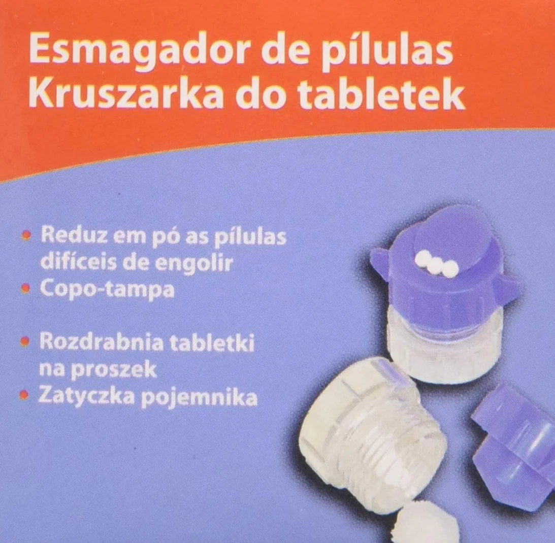 Frantumapillole in polvere per anziani bambini e pet