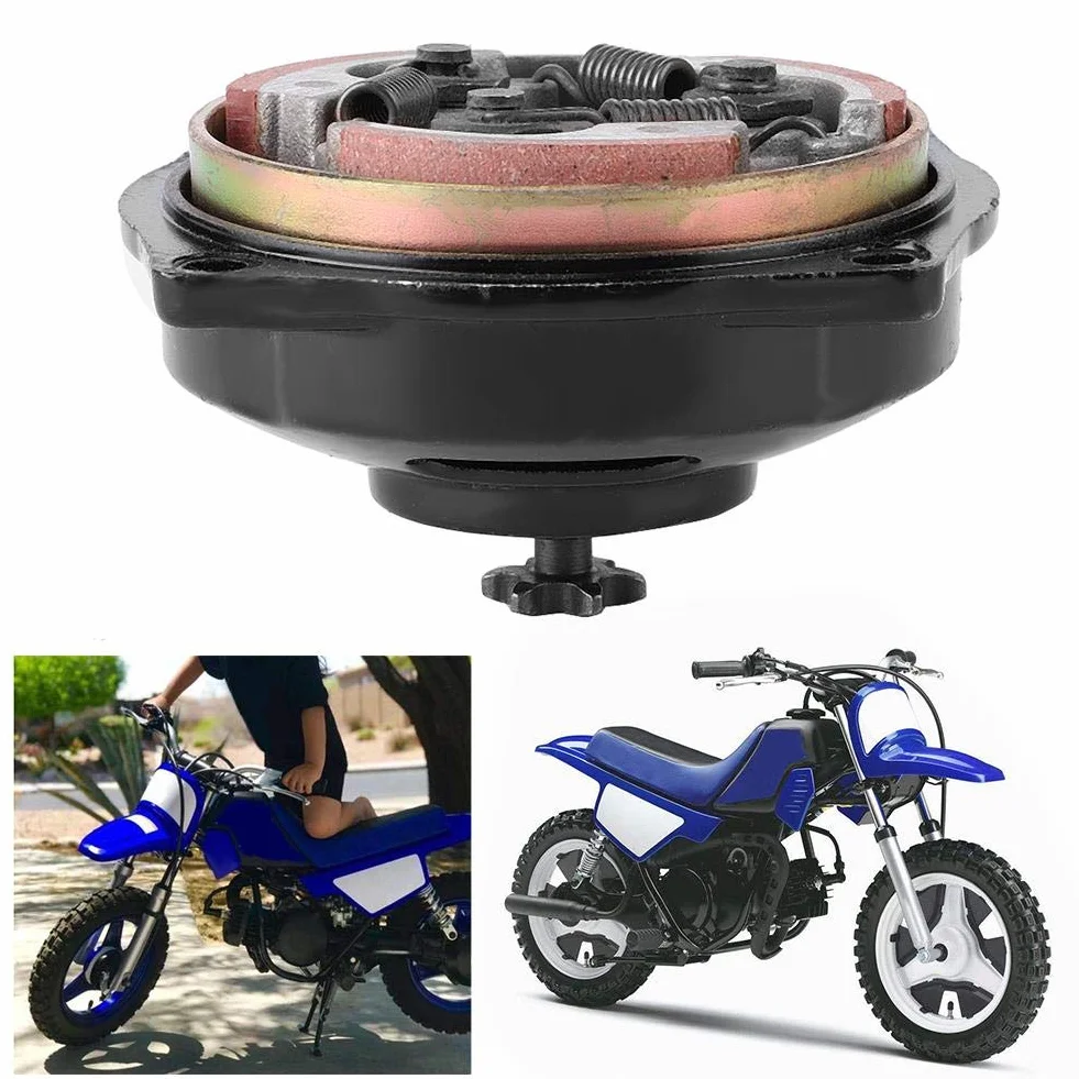 EBTOOLS Frizione Mini Quad Adatto per Mini Pocket Bike Clutch,6 Teeth Clutch Drum Pad Gear Box Kit Replacement for 47 Mini Moto Quad Pocket Bike