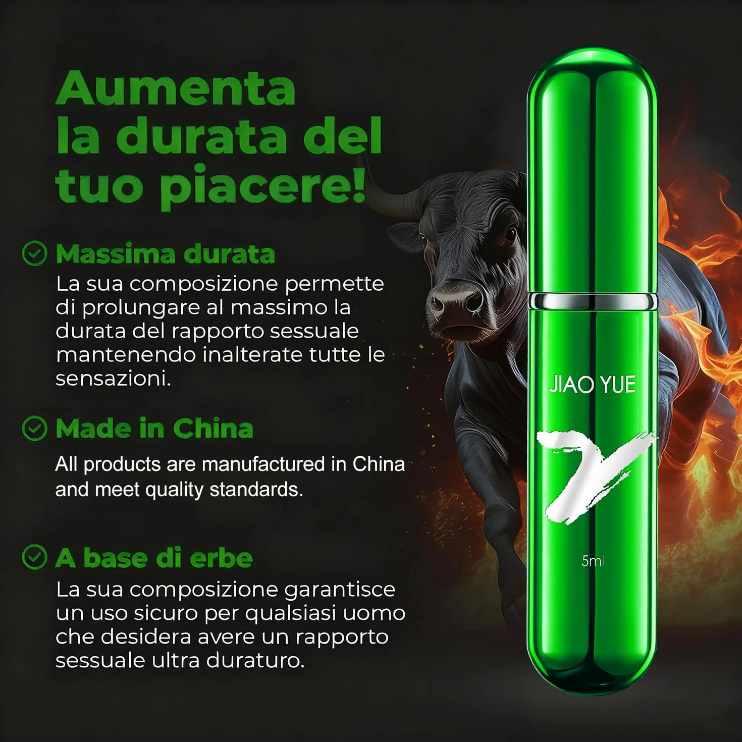 Spray ritardante per uomini effetto prolungato 1 pezzo