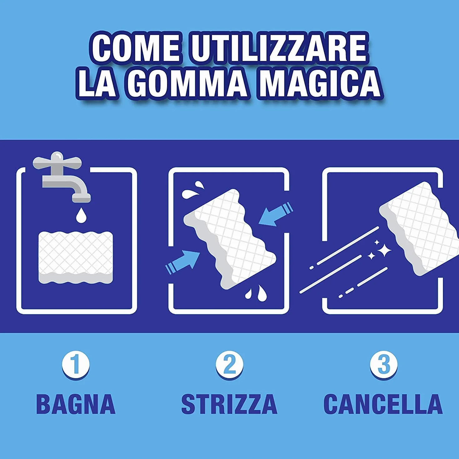 Mastro Lindo Gomma Magica 8 pezzi