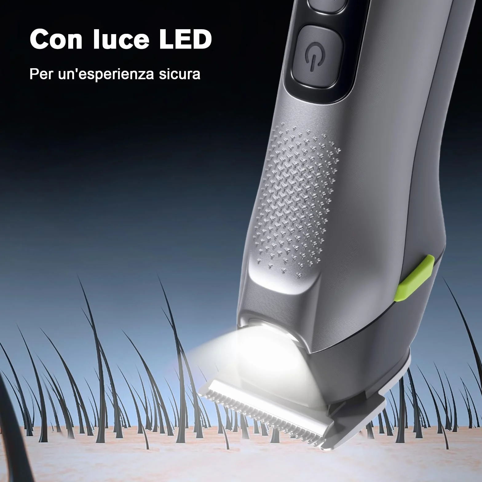 Carehabi 5 in 1 Tagliacapelli Uomo Professionale Regolabarba, Impermeabile IPX7 Kit Multigroom