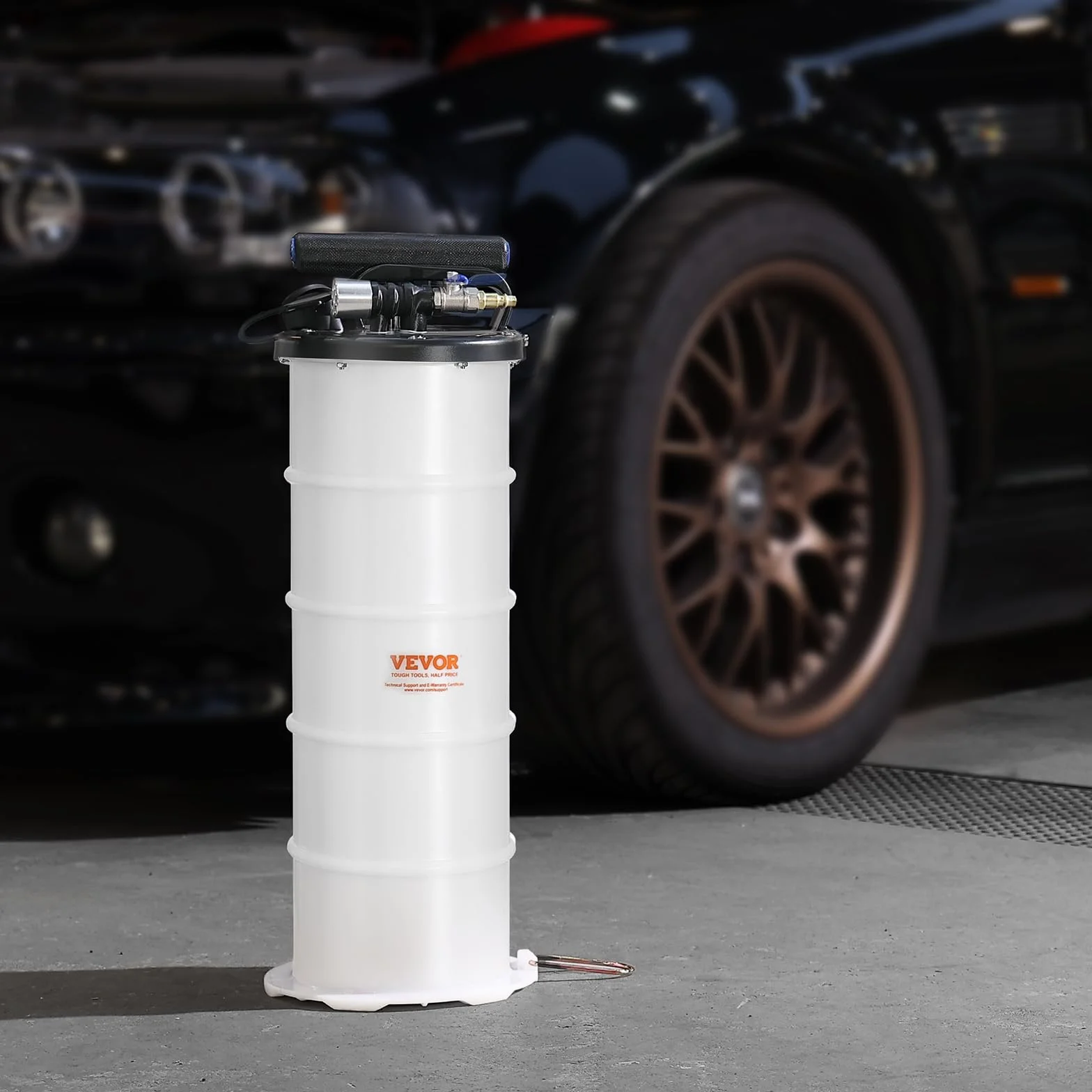 VEVOR Pompa a Vuoto Estrattore di Fluidi 6,5L per Cambio Olio Motore