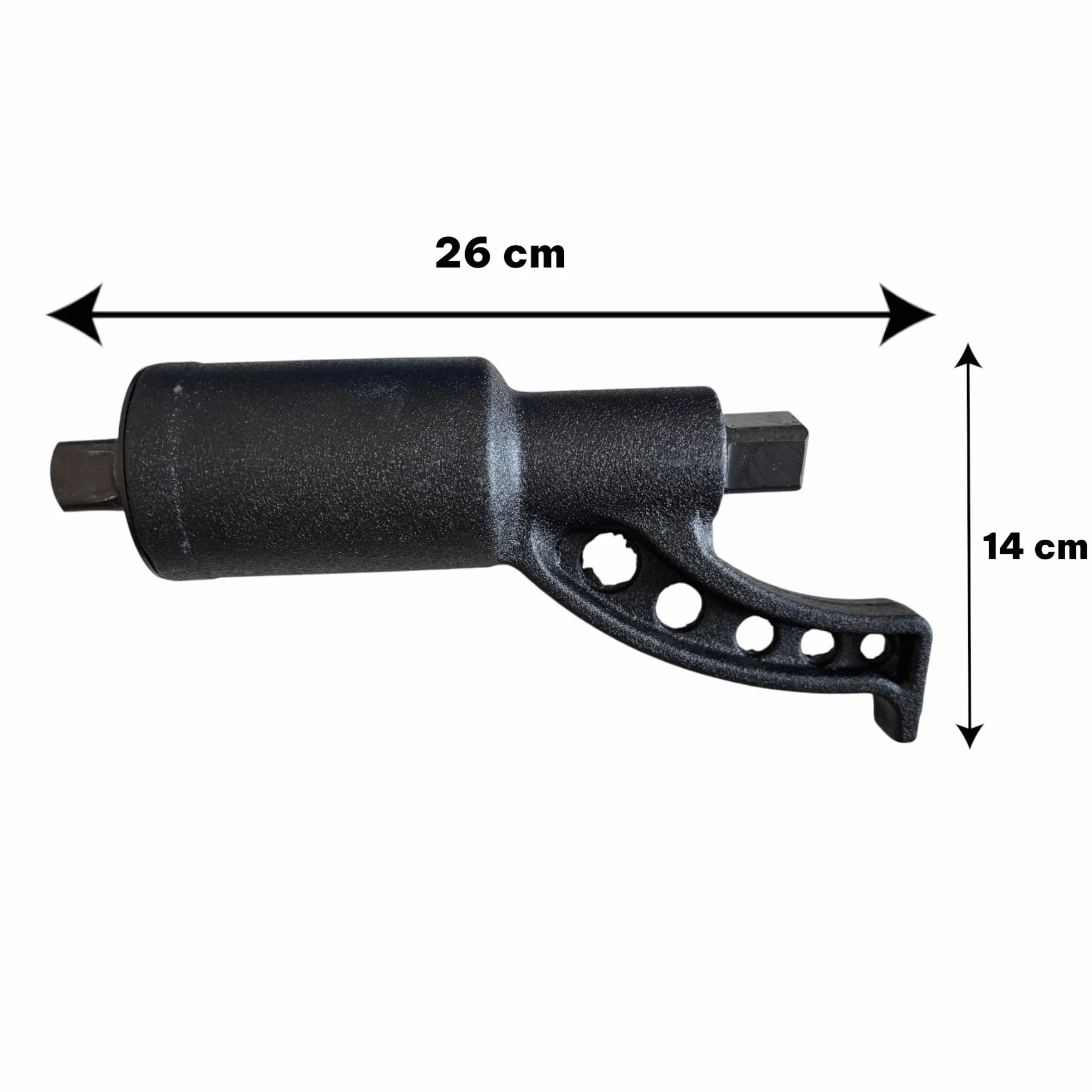 Moltiplicatore di Forza per Bulloni Ruote 1:56 con 4 Bussole e Valigetta per Autocarri, Trattori