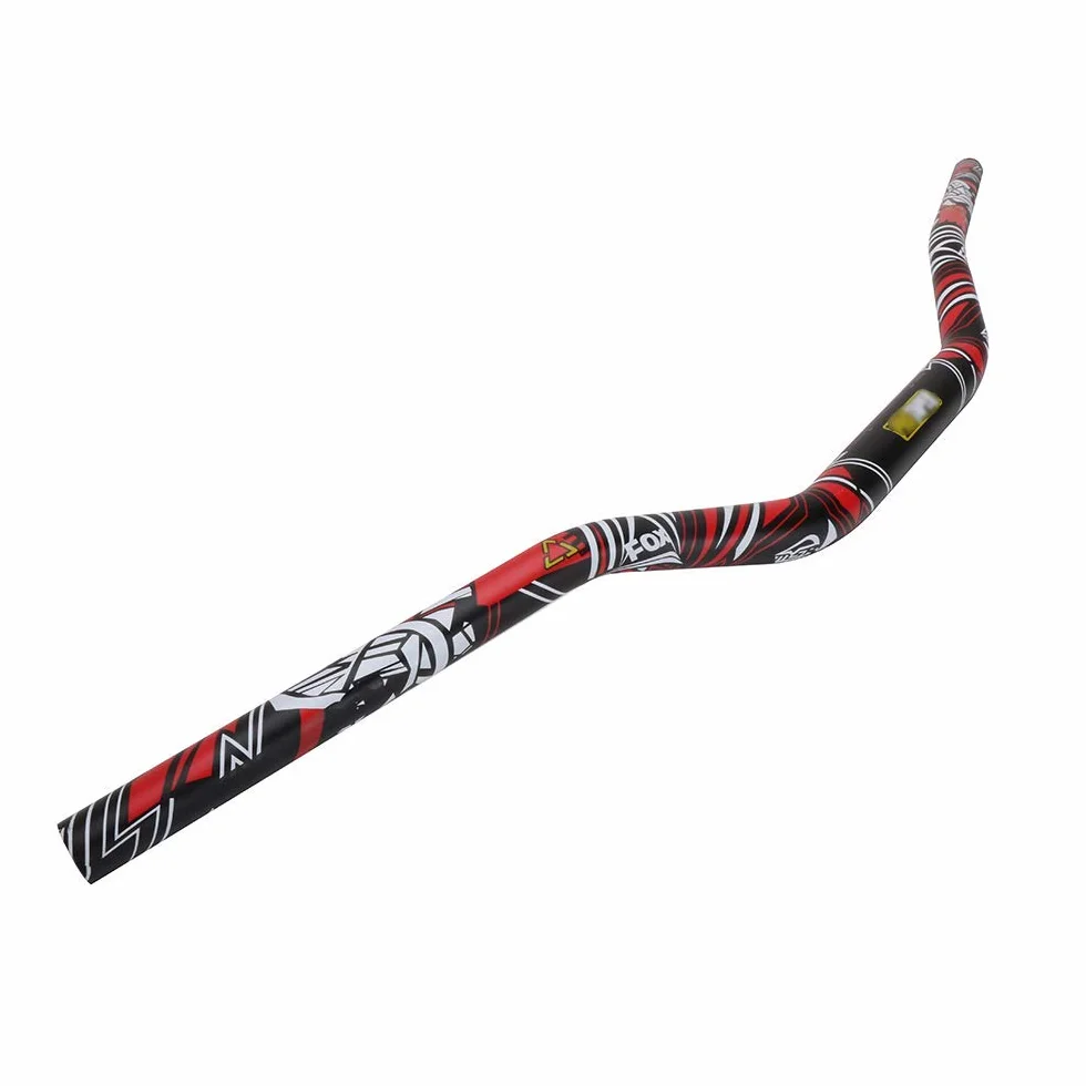 Manubrio Moto 28 mm 1 1/8" + Manopole + Riser + Protezione per CR CRF KX KXF RMZ Dirt Bike Rosso