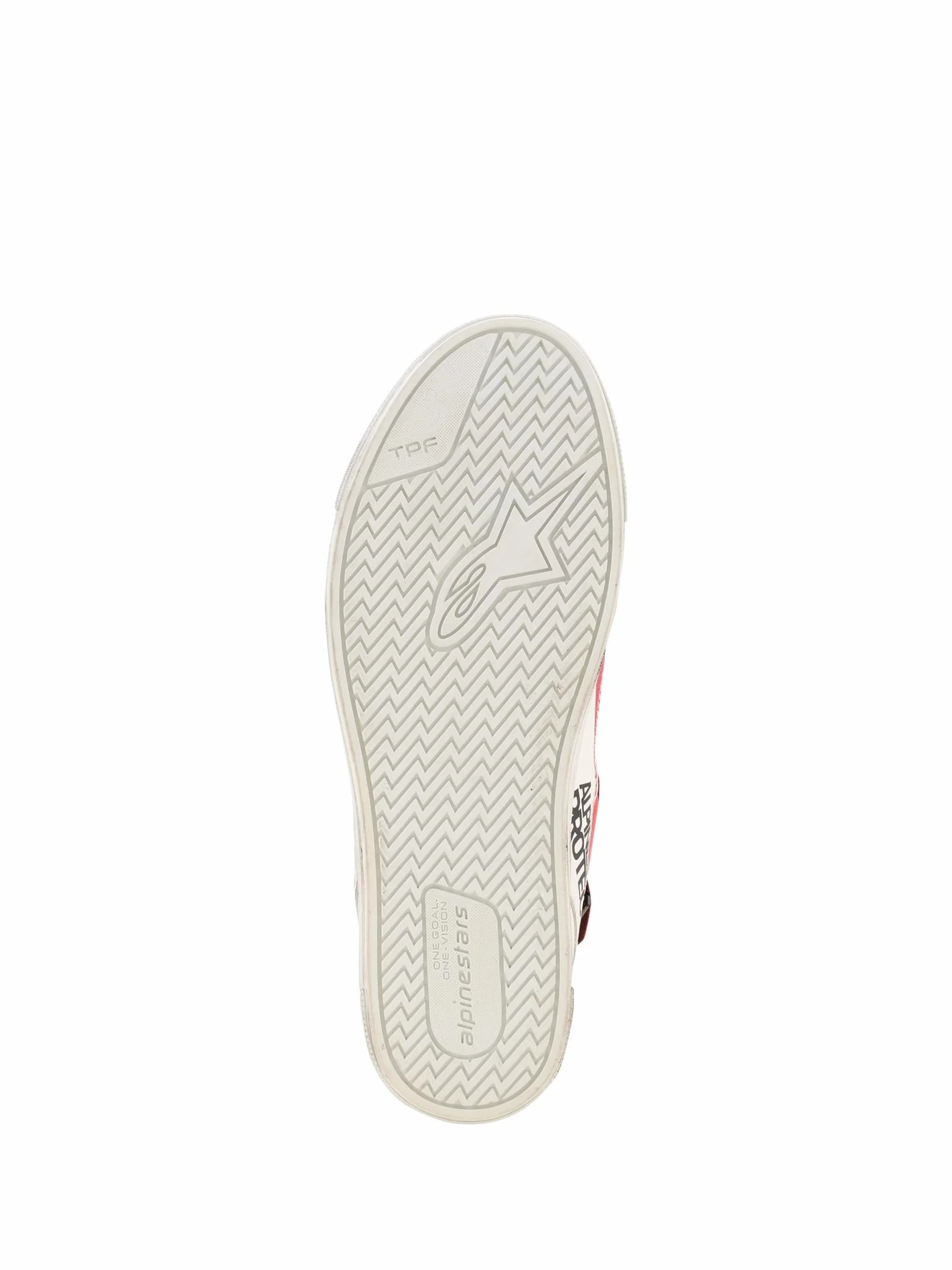 Alpinestars Stated Flair Scarpe da motociclismo, bianco/rosso, 10