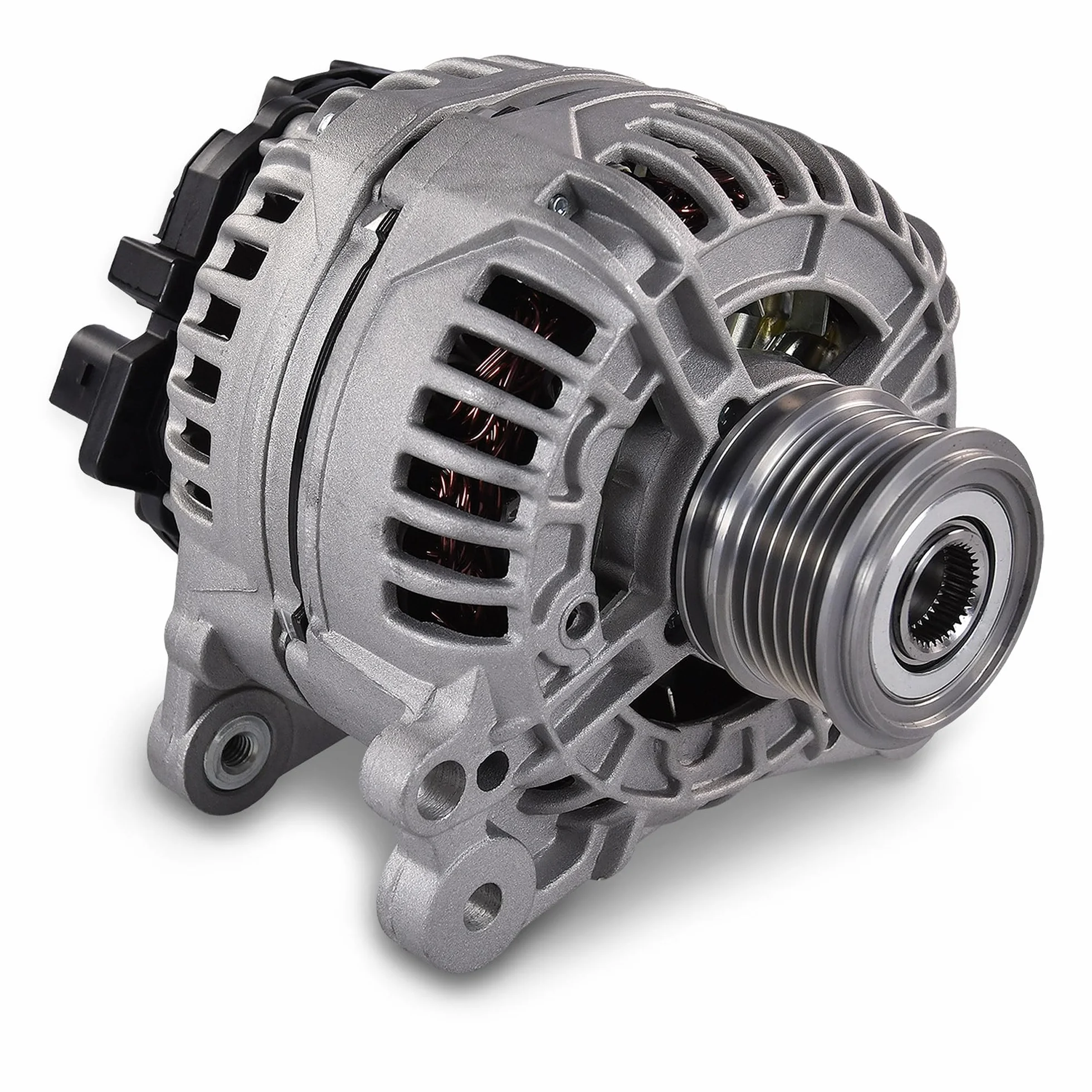 ATEC Germany 1x alternatore 14V 140A Compatibile con AUDI A1, A3, A4 B6, A4 B7, SEAT ALHAMBRA, ALTEA, IBIZA, LEON, TOLEDO, SKODA FABIA 2, OCTAVIA 2, RAPID, ROOMSTER, SUPERB 2, YETI (5L)