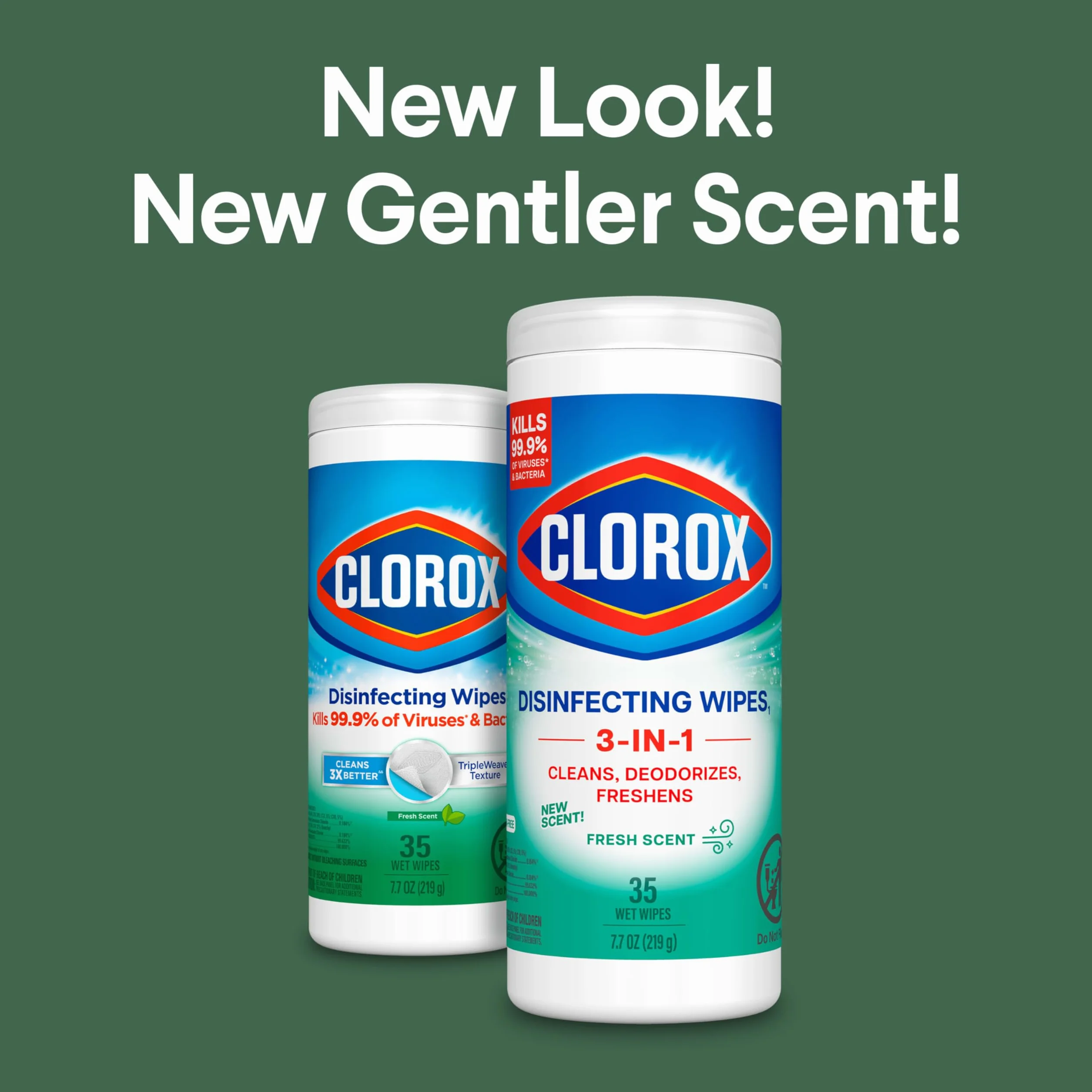 Clorox Salviette disinfettanti profumo fresco 35 pezzi