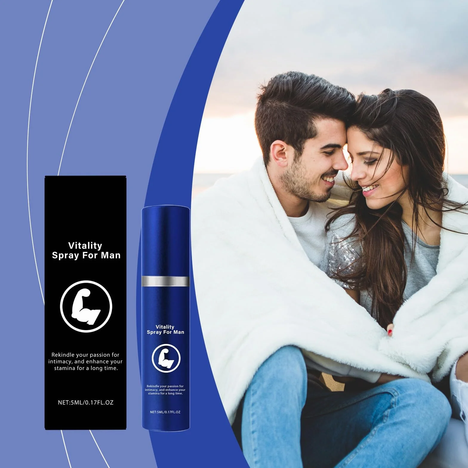 Spray da uomo supporto durata più lunga letto formula leggera rinfrescante nutre pelle