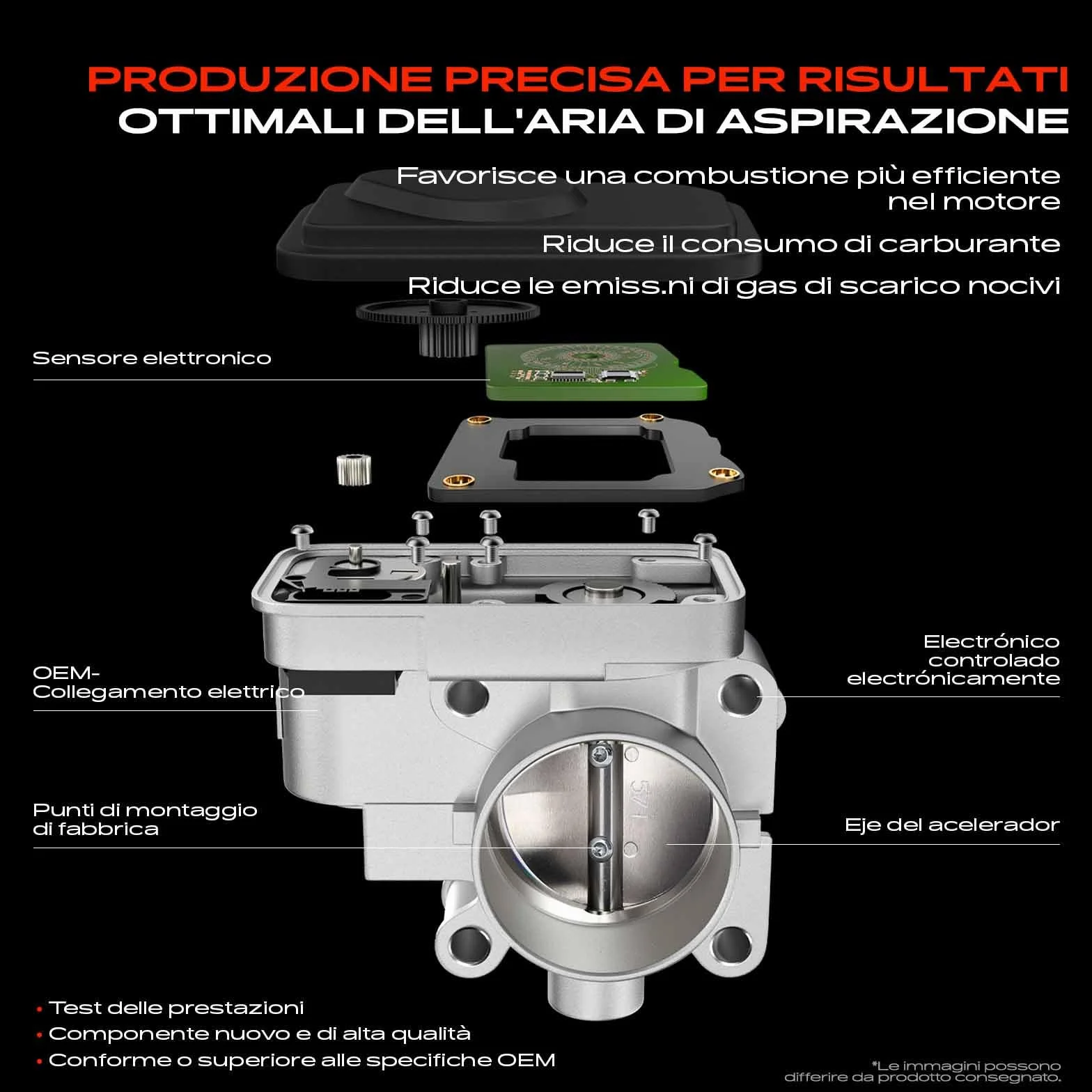 Frankberg Valvola dell'acceleratore Corpo dell'acceleratore Compatibile con L.u.p.o 6E1 6X1 1.0 Polo 6N2 1.4 L.u.p.o 6E1 6X1 1.4 Arosa 6H1 1.0 Polo Variante 6V5 1.4 Replace# 030133062C,030133062B