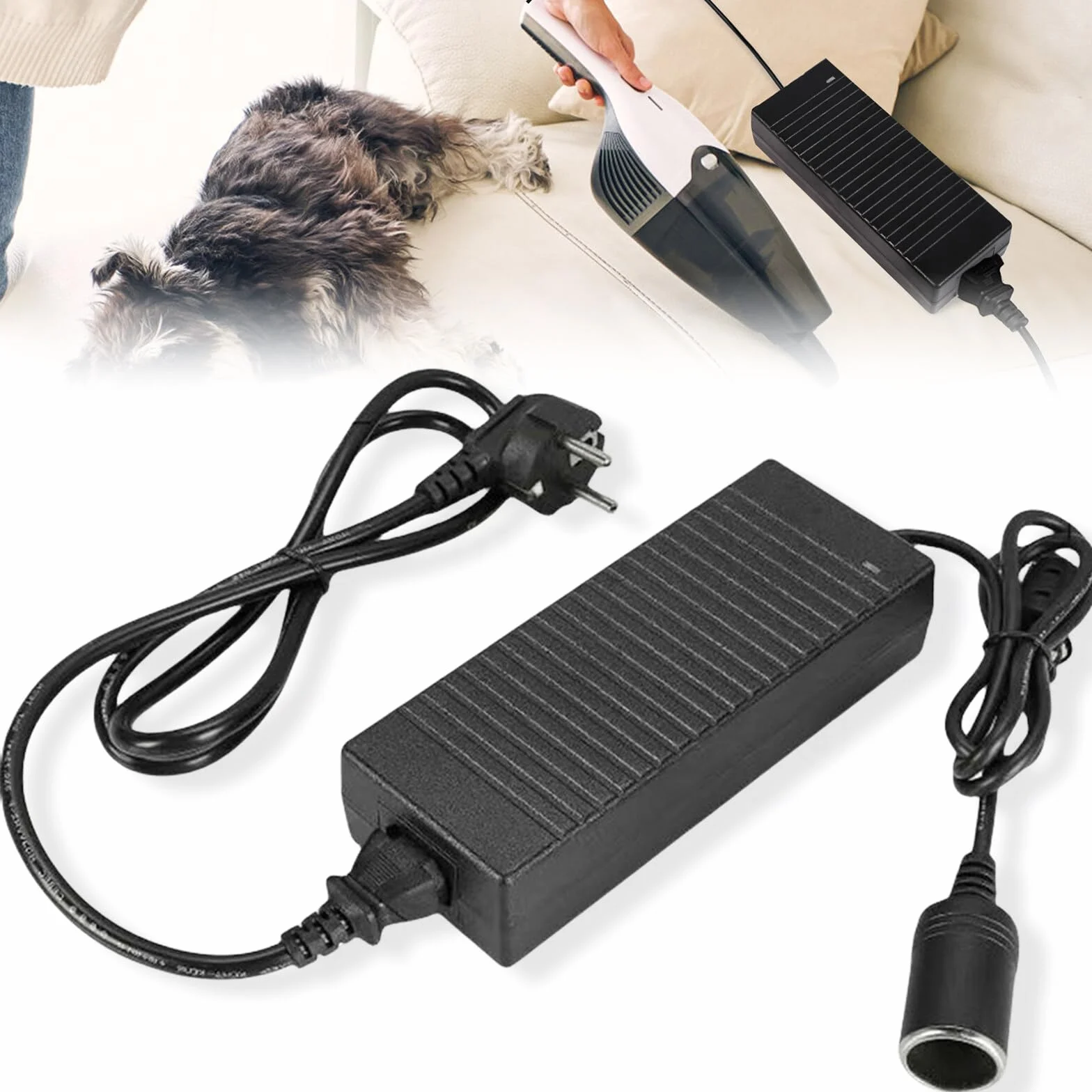 Przetwornica napięcia 230 V na 12 V 180 W/15 A Adattatore di alimentazione per auto Inverter z gniazdem zapalniczki