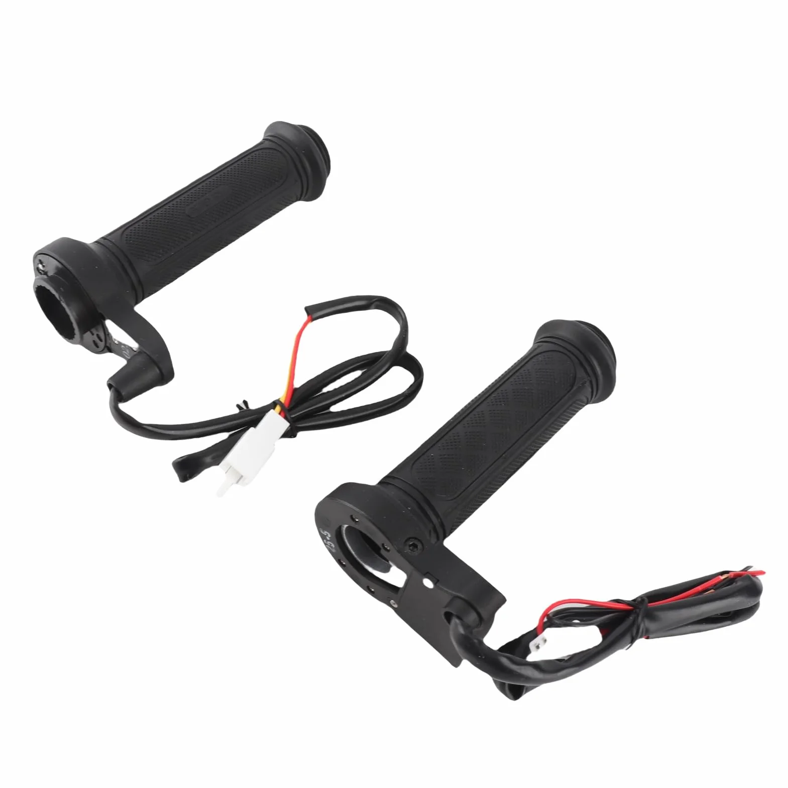Manopole Moto, 1 Paio 22mm (7/8") Elettrico Riscaldato Caldo Manopole Manubrio per Moto/Bici/ATV, Plastica, Nero