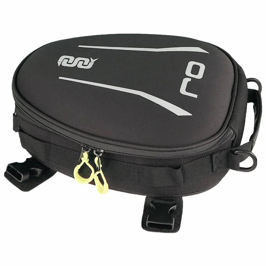 Borsa Sella Posteriore Boost Nero 6lt - Borsa Moto Universale Impermeabile con Cinghie Regolabili